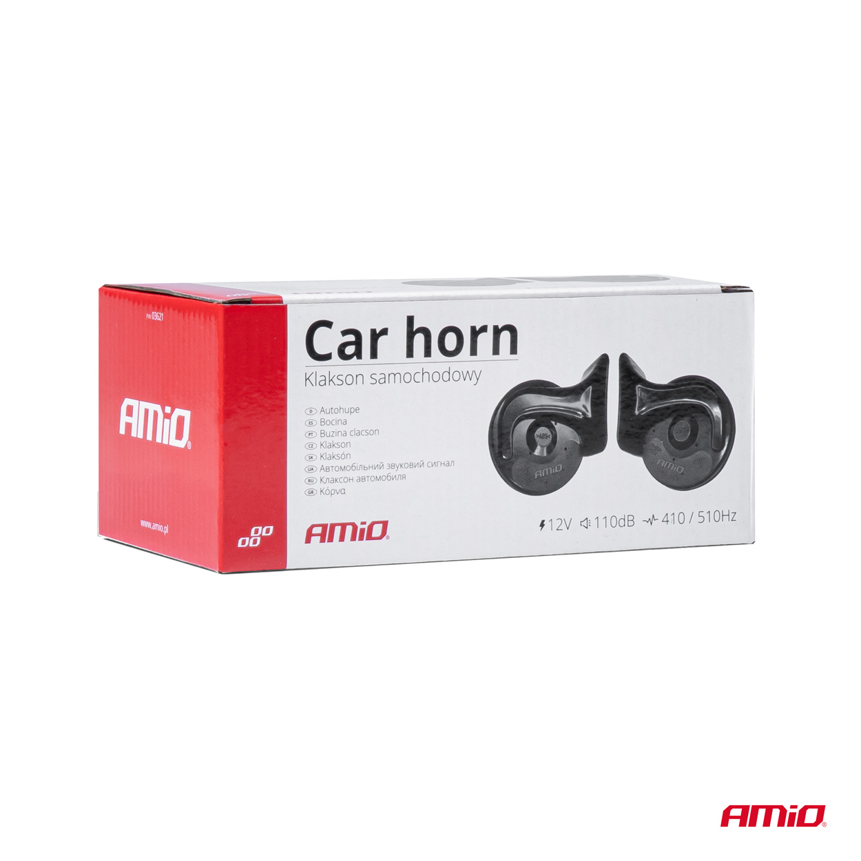 Εικόνα 6 από 6 — Amio – ΚΟΡΝΑ 12V 110db 2 ΤΟΝΩΝ 410Hz και 510Hz – 2 ΤΕΜ. (03621/AM)