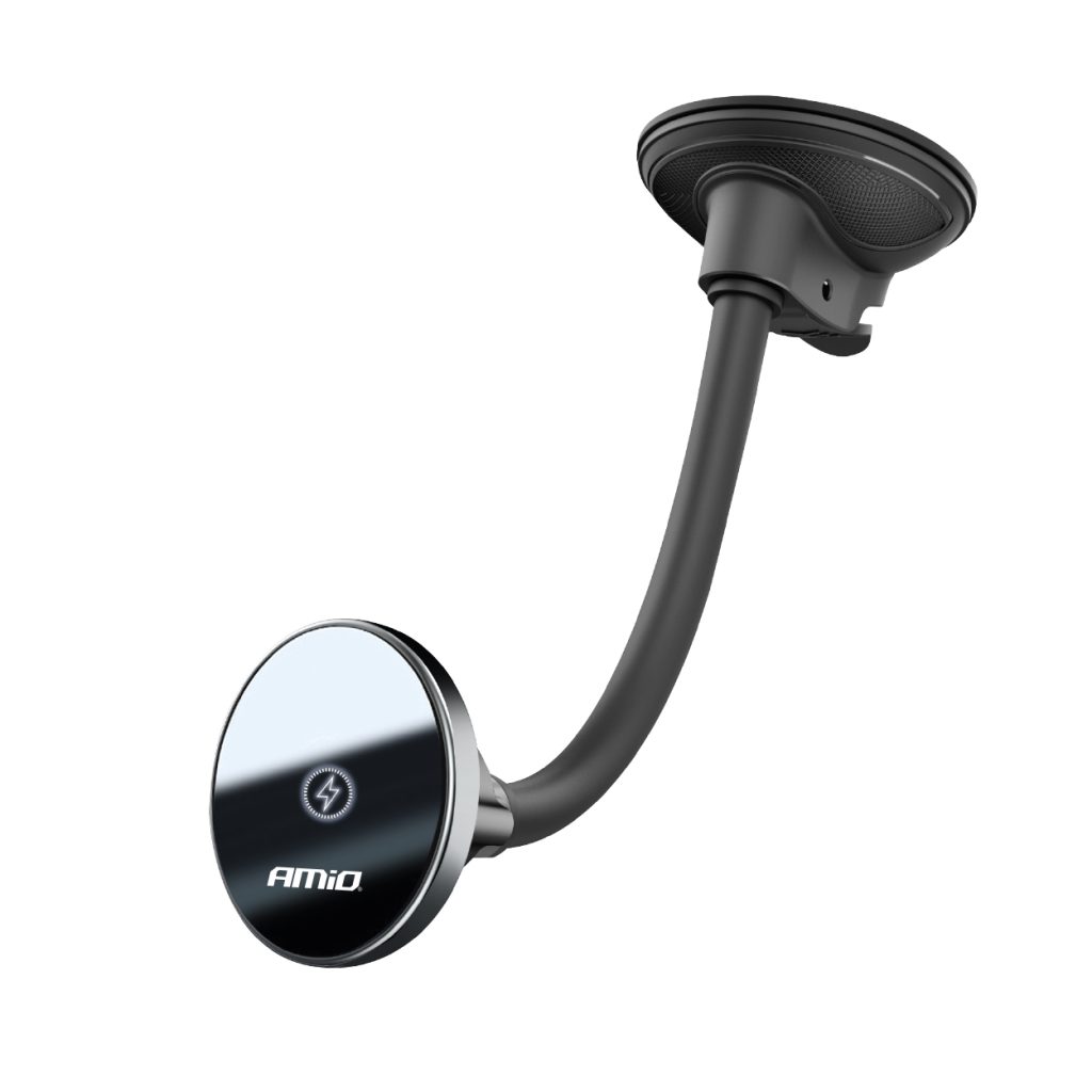 Εικόνα 1 από 6 — Amio – ΒΑΣΗ ΣΤΗΡΙΞΗΣ ΚΙΝΗΤΟΥ ΓΙΑ ΤΖΑΜΙ/ΤΑΜΠΛΟ ΜΑΓΝΗΤΙΚΗ ΜΕ ΑΣΥΡΜΑΤΗ ΦΟΡΤΙΣΗ QUICK CHARGE 2A MAX15W MY MAG – 1 Τεμ. (03777/AM)