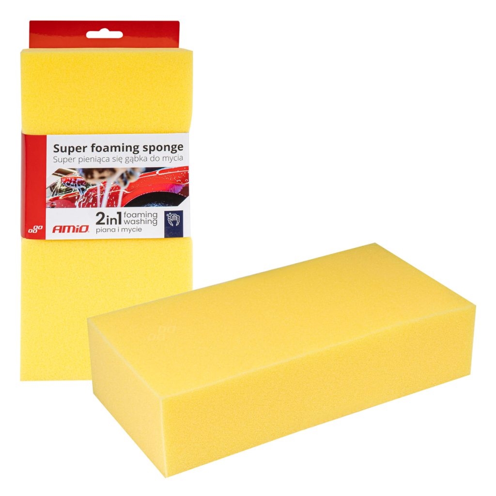 Εικόνα 1 από 5 — Amio – ΣΦΟΥΓΓΑΡΙ ΠΛΥΣΙΜΑΤΟΣ 2in1 SUPER FOAMING 28x14x7cm – 1 ΤΕΜ. (03842/AM)