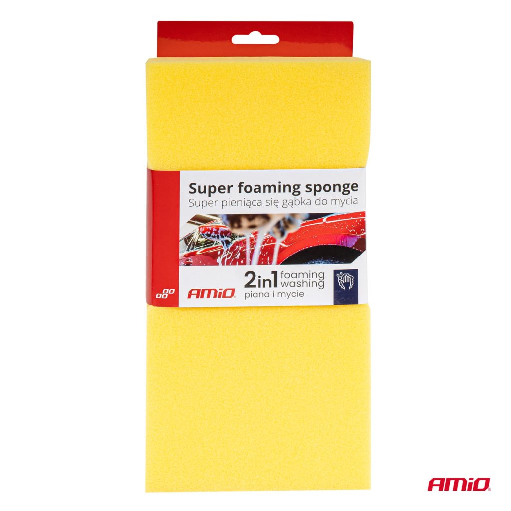 Εικόνα 5 από 5 — Amio – ΣΦΟΥΓΓΑΡΙ ΠΛΥΣΙΜΑΤΟΣ 2in1 SUPER FOAMING 28x14x7cm – 1 ΤΕΜ. (03842/AM)