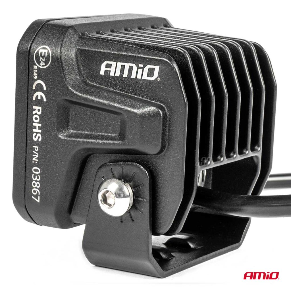 Εικόνα 4 από 7 — Amio – ΠΡΟΒΟΛΕΑΣ ΟΔΗΓΗΣΗΣ LED PRO IP67 10-30V 18W ΤΕΤΡΑΓΩΝΟΣ 82x78x76mm – 1 ΤΕΜ. (03867/AM)
