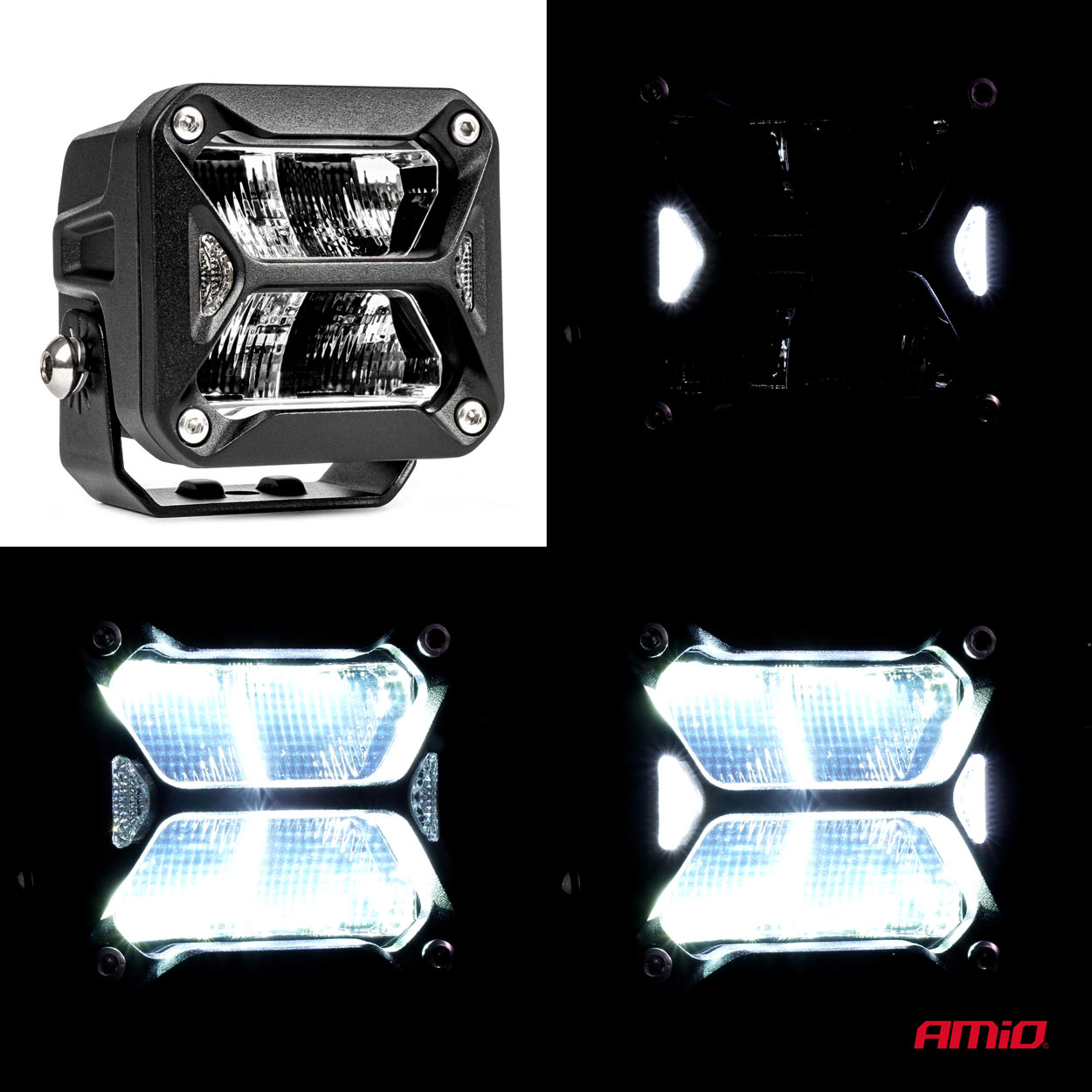 Εικόνα 7 από 7 — Amio – ΠΡΟΒΟΛΕΑΣ ΟΔΗΓΗΣΗΣ LED PRO IP67 10-30V 18W ΤΕΤΡΑΓΩΝΟΣ 82x78x76mm – 1 ΤΕΜ. (03867/AM)