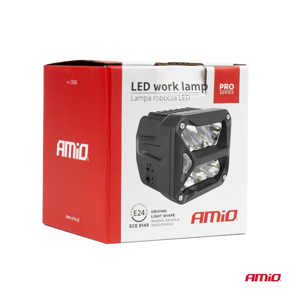 Εικόνα 6 από 7 — Amio – ΠΡΟΒΟΛΕΑΣ ΟΔΗΓΗΣΗΣ LED PRO IP67 10-30V 58W ΤΕΤΡΑΓΩΝΟΣ 107x102x86mm – 1 ΤΕΜ. (03868/AM)
