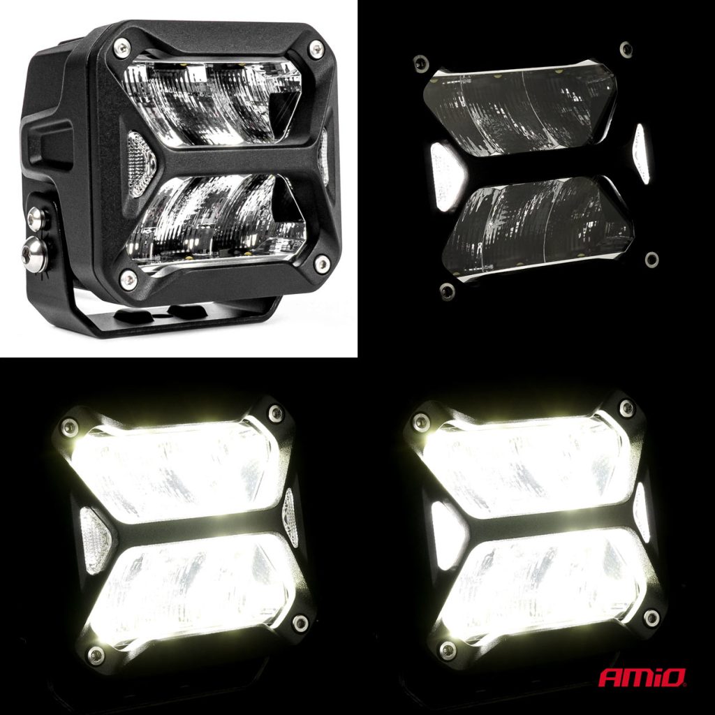 Εικόνα 7 από 7 — Amio – ΠΡΟΒΟΛΕΑΣ ΟΔΗΓΗΣΗΣ LED PRO IP67 10-30V 58W ΤΕΤΡΑΓΩΝΟΣ 107x102x86mm – 1 ΤΕΜ. (03868/AM)
