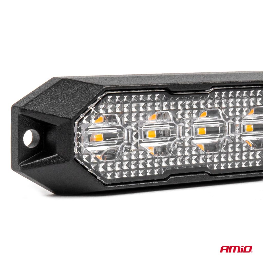 Εικόνα 2 από 6 — Amio – ΣΤΡΟΜΠΟ 12/24V 4xSMD LED 12W (4x3W) R65 R10 IP6K9K 95x30mm – 1 ΤΕΜ. (03929/AM)