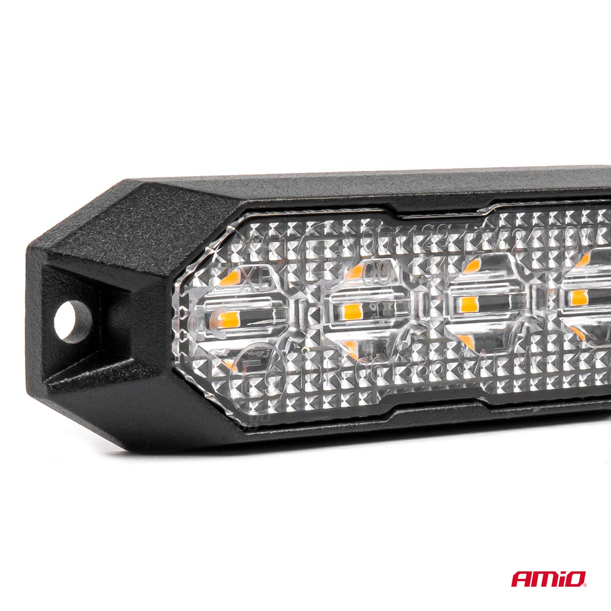 Εικόνα 2 από 6 — Amio – ΣΤΡΟΜΠΟ 12/24V 4xSMD LED 12W (4x3W) R65 R10 IP6K9K 95x30mm – 1 ΤΕΜ. (03929/AM)