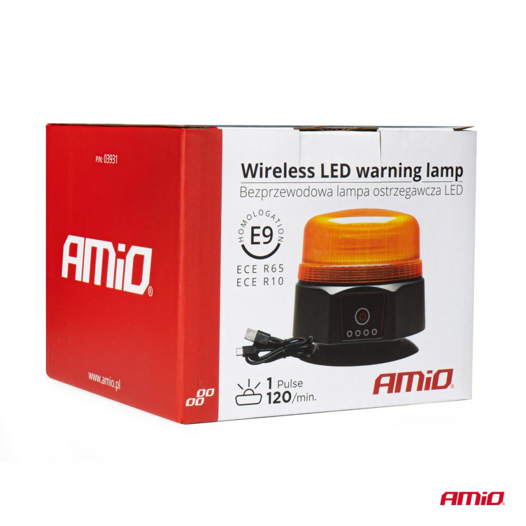 Εικόνα 7 από 7 — Amio – ΦΑΡΟΣ 12/24V ΠΟΡΤΟΚΑΛΙ 36xSMD LED ΜΑΓΝΗΤΙΚΟΣ ΕΠΑΝΑΦΟΡΤΙΖΟΜΕΝΟΣ ΑΣΥΡΜΑΤΟΣ R65 R10 IP66 123x110mm – 1 ΤΕΜ. (03931/AM)