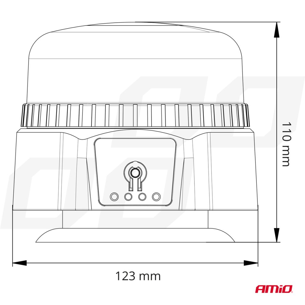 Εικόνα 6 από 7 — Amio – ΦΑΡΟΣ 12/24V ΠΟΡΤΟΚΑΛΙ 36 LED ΜΑΓΝΗΤΙΚΟΣ ΕΠΑΝΑΦΟΡΤΙΖΟΜΕΝΟΣ ΑΣΥΡΜΑΤΟΣ ΜΕ REMOTE CONTROL 123x110mm – 1 ΤΕΜ. (03932/AM)