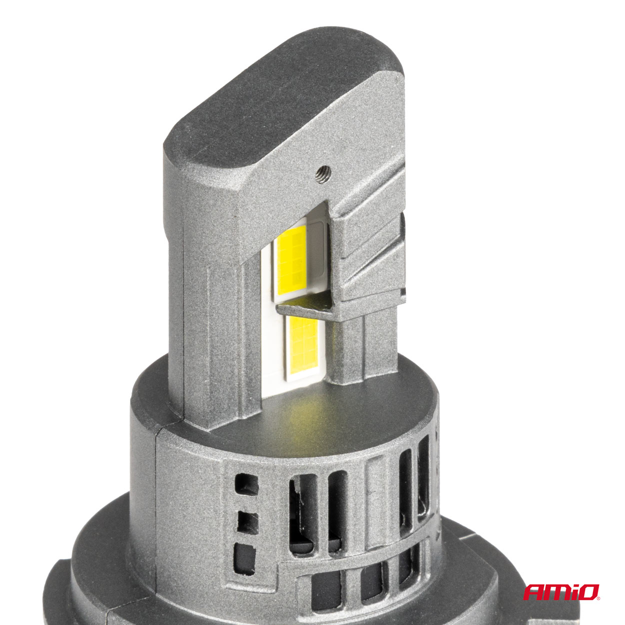 Εικόνα 2 από 5 — Amio – H4 12V 50W 6.000K 4200LM CSP LED CAN-BUS SERIES X5 WINGER 2ΤΕΜ. (03945/AM)