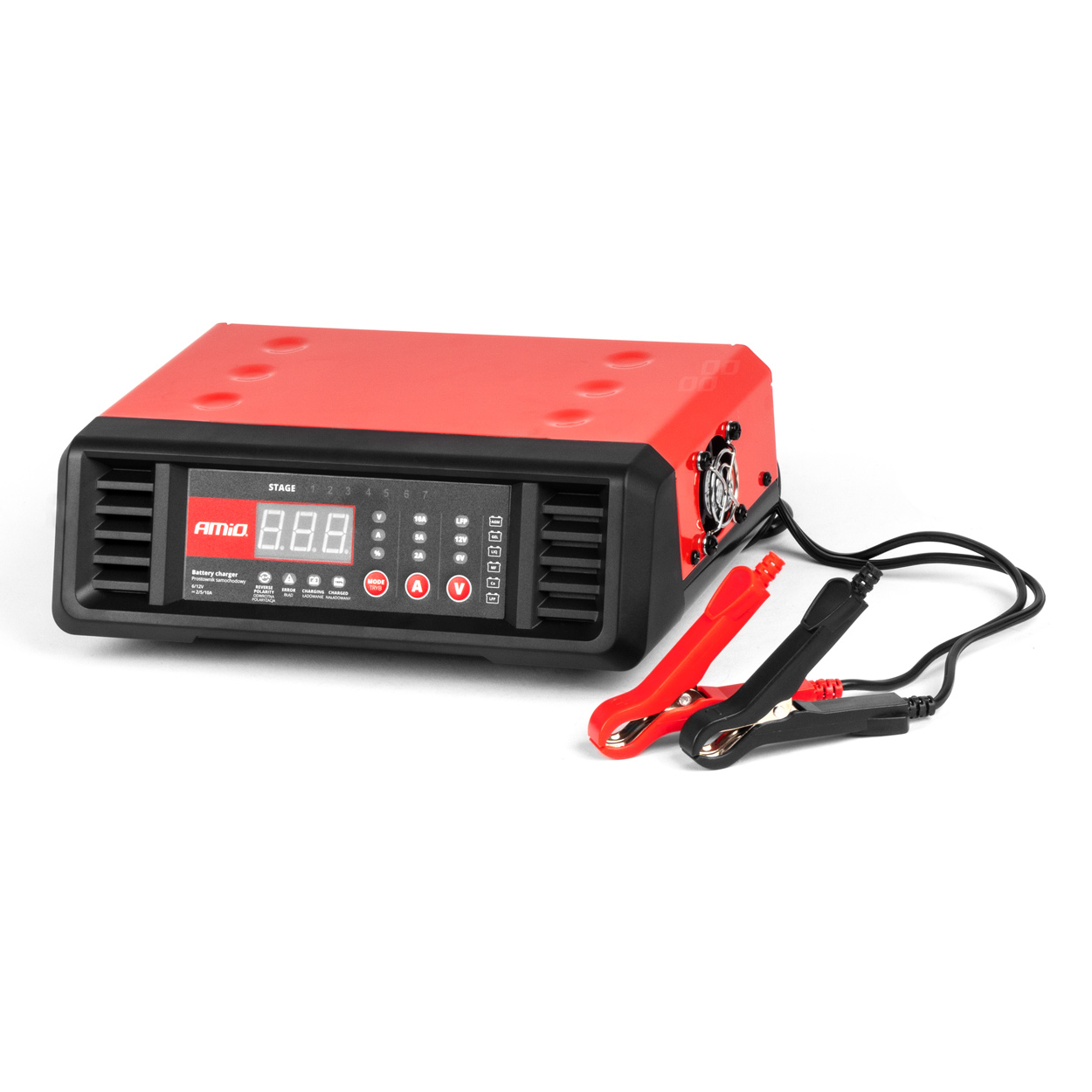 Εικόνα 1 από 8 — Amio – ΦΟΡΤΙΣΤΗΣ ΜΠΑΤΑΡΙΑΣ 6/12V max10A ΨΗΦΙΑΚΟΣ – 1 τεμ. (04056/AM)