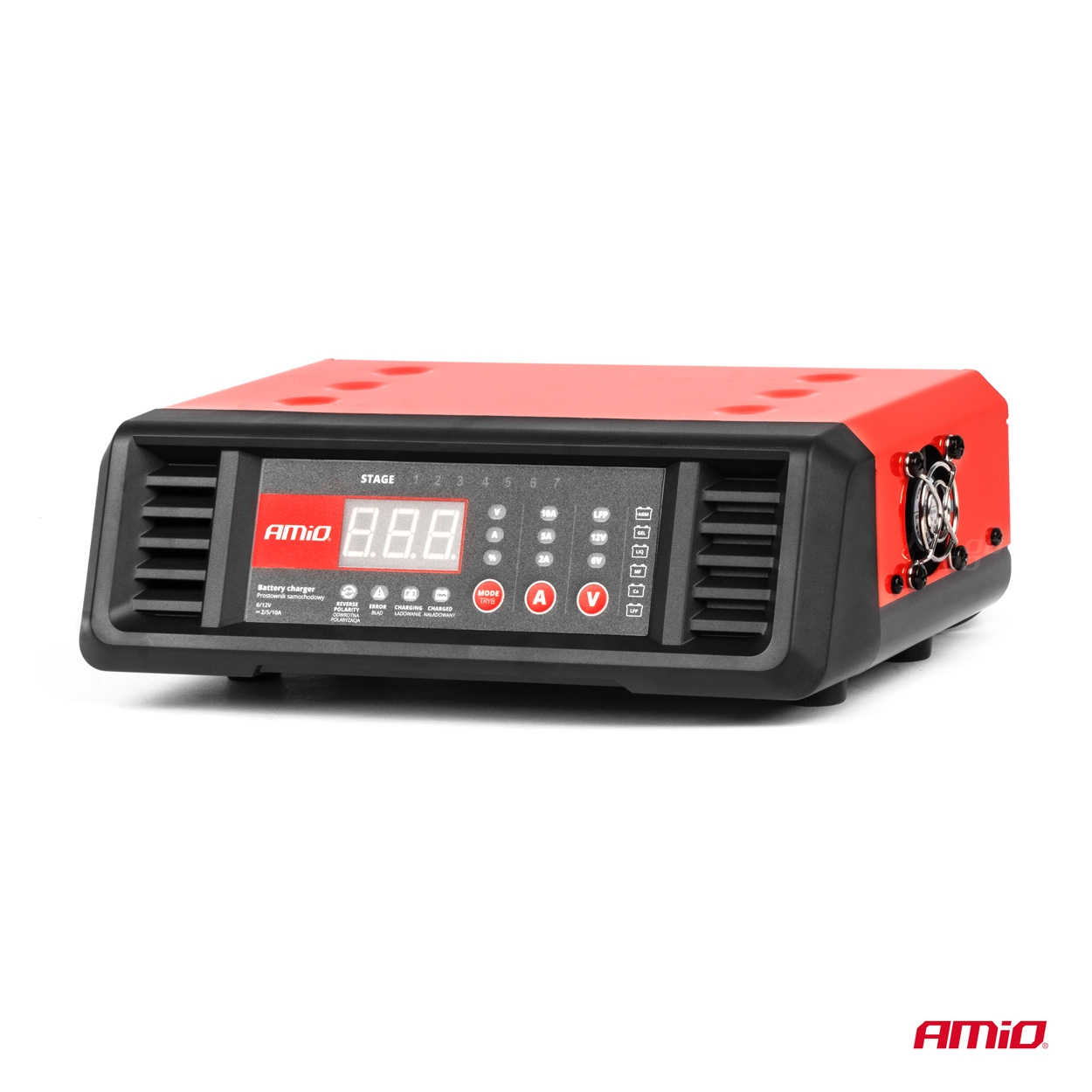 Εικόνα 2 από 8 — Amio – ΦΟΡΤΙΣΤΗΣ ΜΠΑΤΑΡΙΑΣ 6/12V max10A ΨΗΦΙΑΚΟΣ – 1 τεμ. (04056/AM)