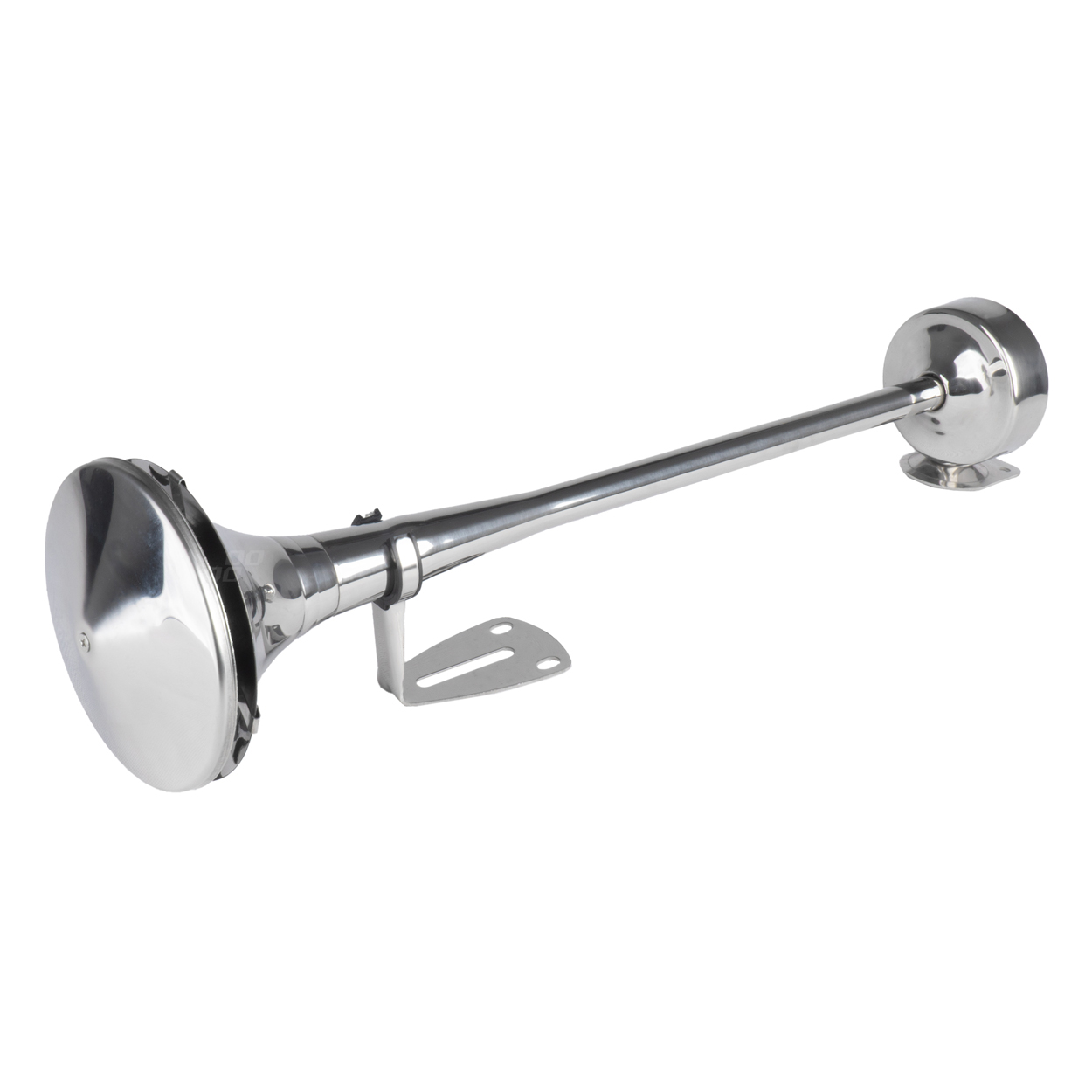 Εικόνα 1 από 4 — Amio – ΚΟΡΝΑ ΠΝΕΥΜΑΤΙΚΗ ΜΟΝΗ 12/24V 115dB HIGH TONE ΜΗΚΟΣ:520mm ΧΡΩΜΙΟ – 1 ΤΕΜ. (04077/AM)