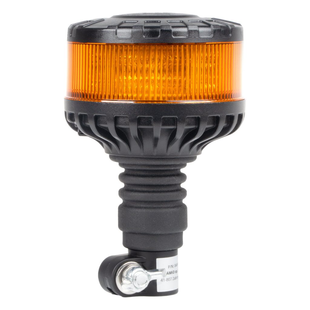 Εικόνα 1 από 8 — Amio – ΦΑΡΟΣ HEAVY DUTY W28P 12/24V 16LED ΕΛΑΣΤΙΚΟΣ ΒΙΔΩΤΟΣ ΠΟΡΤΟΚΑΛΙ Υ169mm Φ110mm – 1 τεμ. (04104/AM)