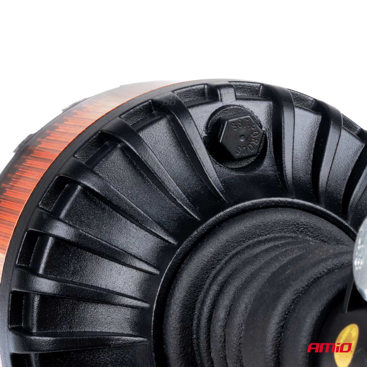 Εικόνα 4 από 8 — Amio – ΦΑΡΟΣ HEAVY DUTY W28P 12/24V 16LED ΕΛΑΣΤΙΚΟΣ ΒΙΔΩΤΟΣ ΠΟΡΤΟΚΑΛΙ Υ169mm Φ110mm – 1 τεμ. (04104/AM)
