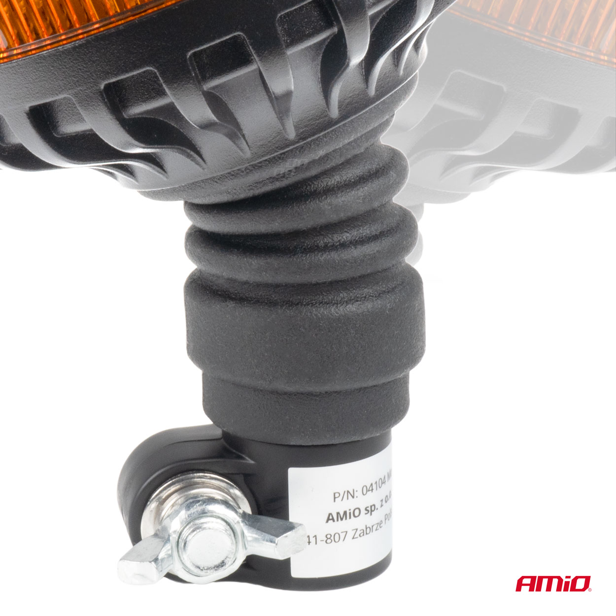 Εικόνα 5 από 8 — Amio – ΦΑΡΟΣ HEAVY DUTY W28P 12/24V 16LED ΕΛΑΣΤΙΚΟΣ ΒΙΔΩΤΟΣ ΠΟΡΤΟΚΑΛΙ Υ169mm Φ110mm – 1 τεμ. (04104/AM)