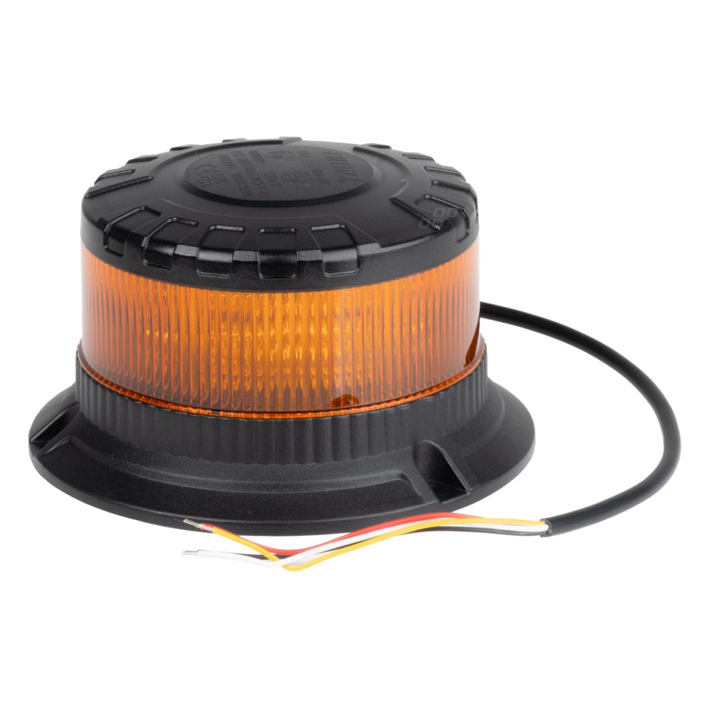 Εικόνα 1 από 5 — Amio – ΦΑΡΟΣ HEAVY DUTY W28B 12/24V ΠΟΡΤΟΚΑΛΙ 16LED ΒΙΔΩΤΟΣ Υ77mm Φ110mm – 1 τεμ. (04106/AM)
