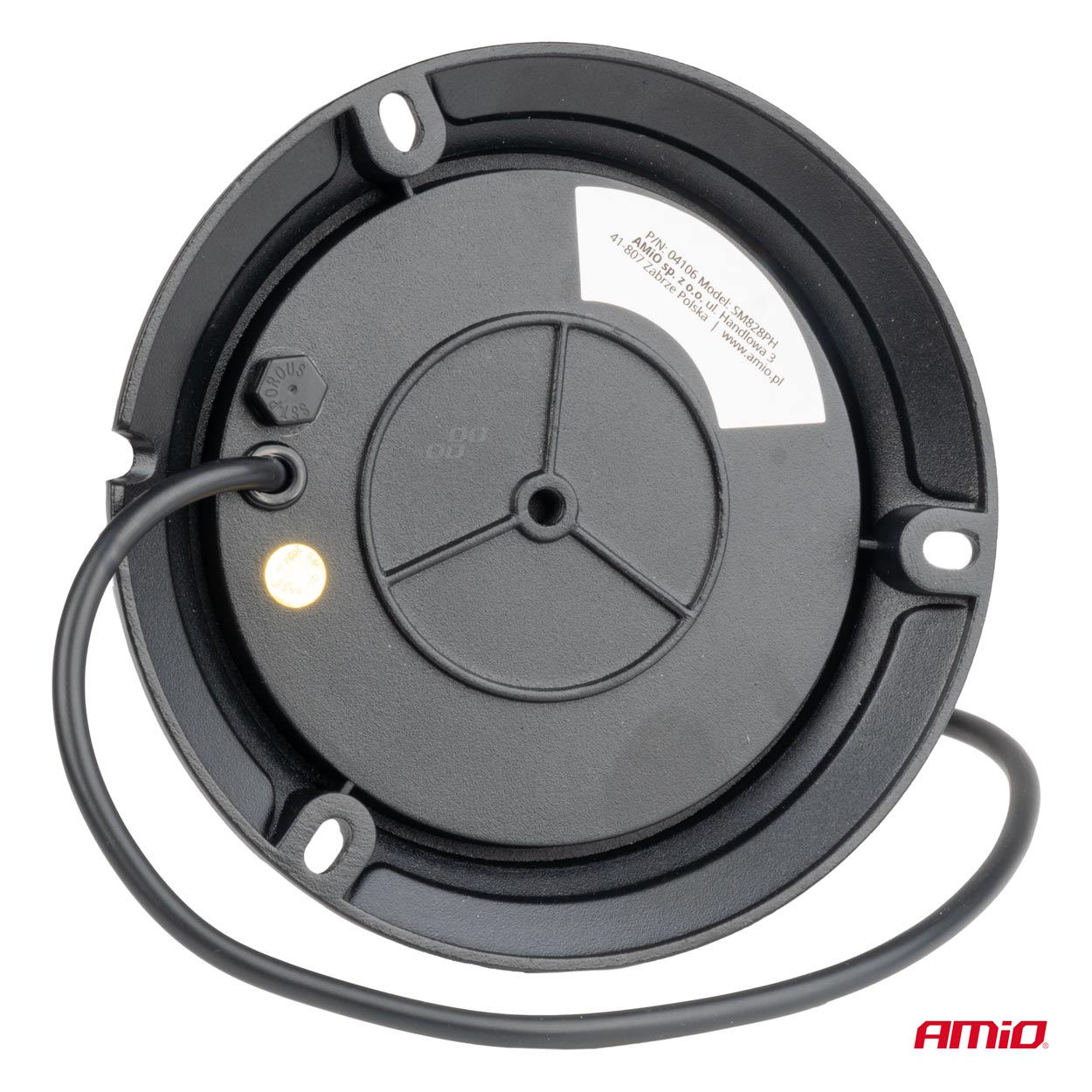 Εικόνα 3 από 5 — Amio – ΦΑΡΟΣ HEAVY DUTY W28B 12/24V ΠΟΡΤΟΚΑΛΙ 16LED ΒΙΔΩΤΟΣ Υ77mm Φ110mm – 1 τεμ. (04106/AM)