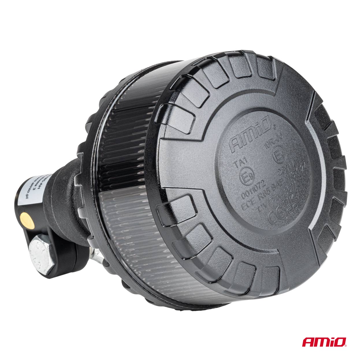 Εικόνα 2 από 8 — Amio – ΦΑΡΟΣ ΦΙΜΕ HEAVY DUTY W28P 12/24V 16LED ΕΛΑΣΤΙΚΟΣ ΒΙΔΩΤΟΣ ΠΟΡΤΟΚΑΛΙ Υ169mm Φ110mm – 1 τεμ. (04107/AM)