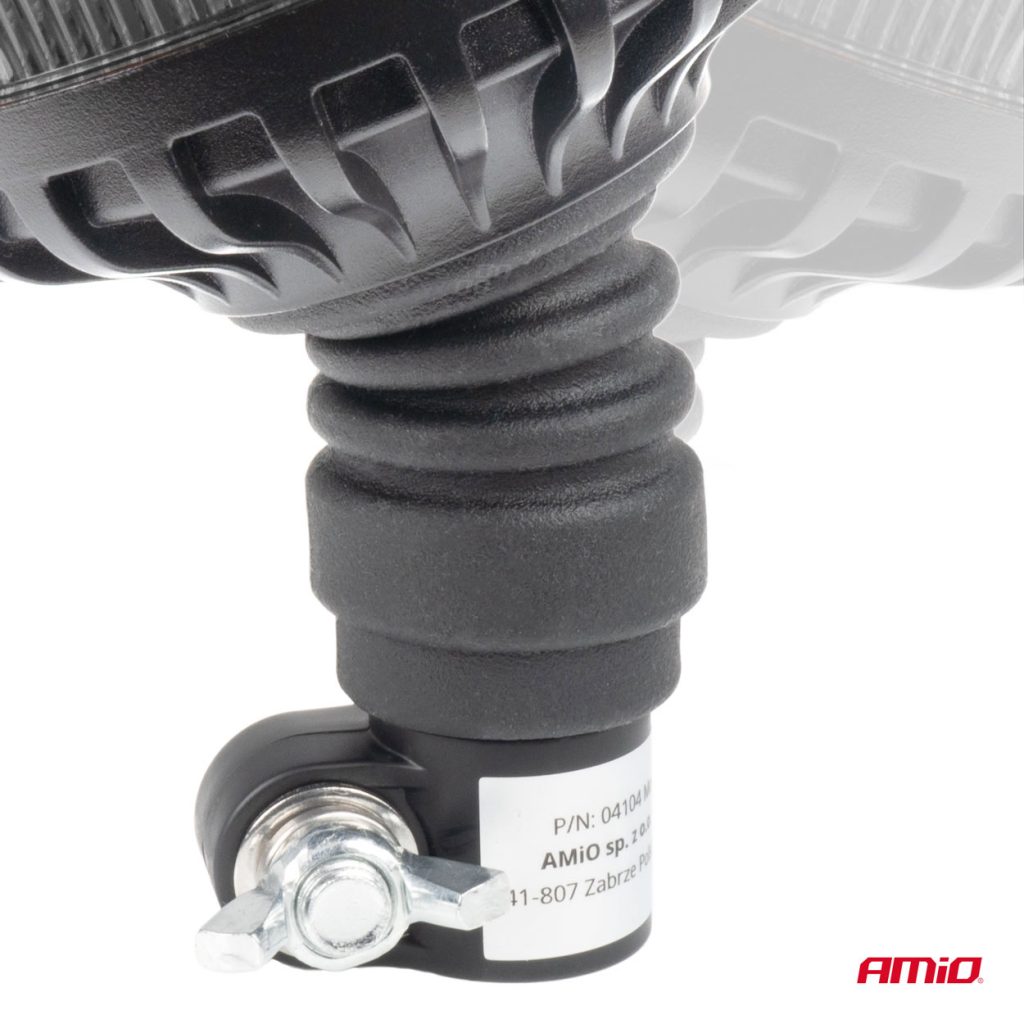 Εικόνα 5 από 8 — Amio – ΦΑΡΟΣ ΦΙΜΕ HEAVY DUTY W28P 12/24V 16LED ΕΛΑΣΤΙΚΟΣ ΒΙΔΩΤΟΣ ΠΟΡΤΟΚΑΛΙ Υ169mm Φ110mm – 1 τεμ. (04107/AM)