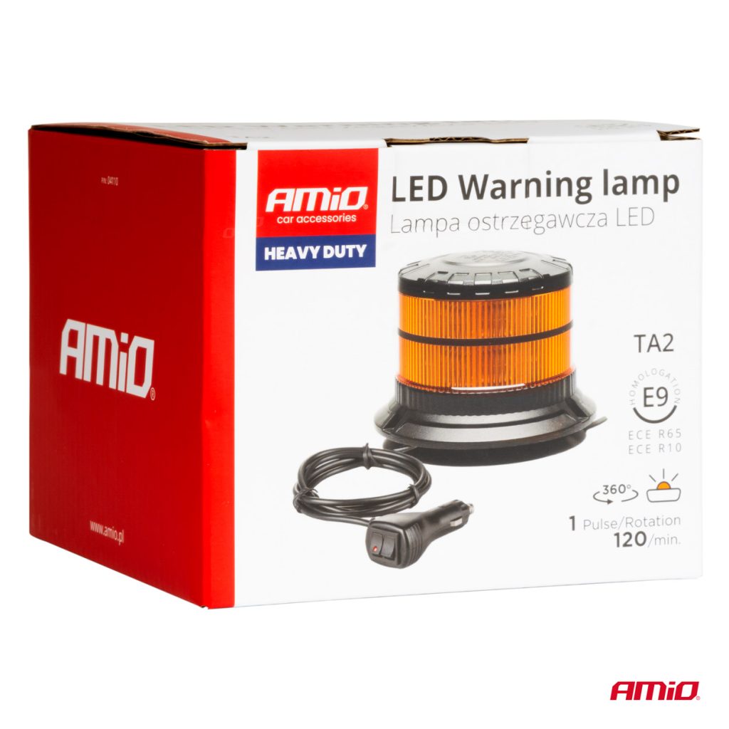 Εικόνα 7 από 7 — Amio – ΦΑΡΟΣ HEAVY DUTY W29M 12/24V ΠΟΡΤΟΚΑΛΙ 16LED ΜΑΓΝΗΤΙΚΟΣ/ΒΙΔΩΤΟΣ ΜΕ ΦΙΣ ΑΝΑΠΤΗΡΑ Υ103mm Φ110mm – 1 τεμ. (04110/AM)