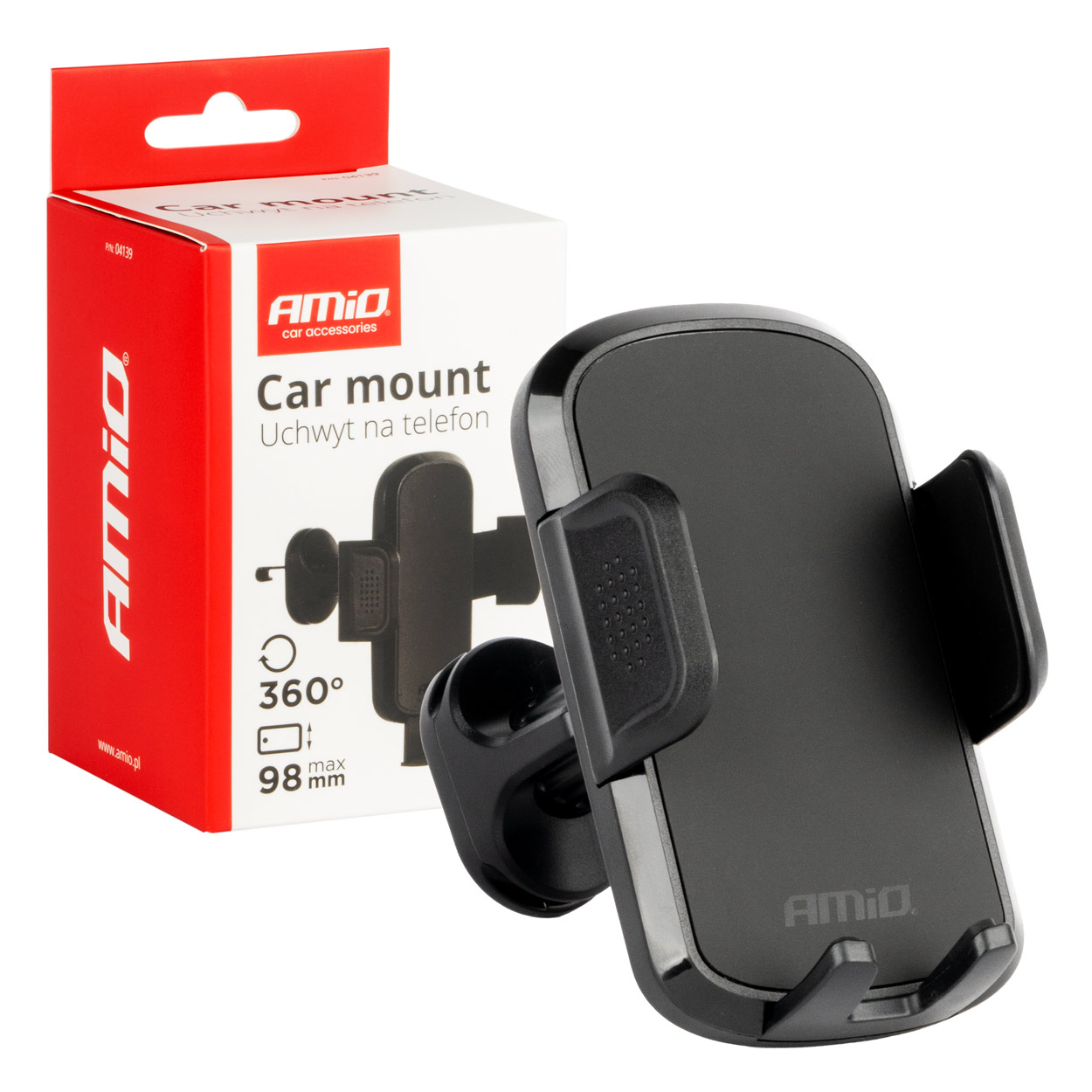 Εικόνα 1 από 6 — Amio – ΒΑΣΗ ΣΤΗΡΙΞΗΣ ΚΙΝΗΤΟΥ ΓΙΑ ΑΕΡΑΓΩΓΟ 360° – 1 τεμ. (04139/AM)