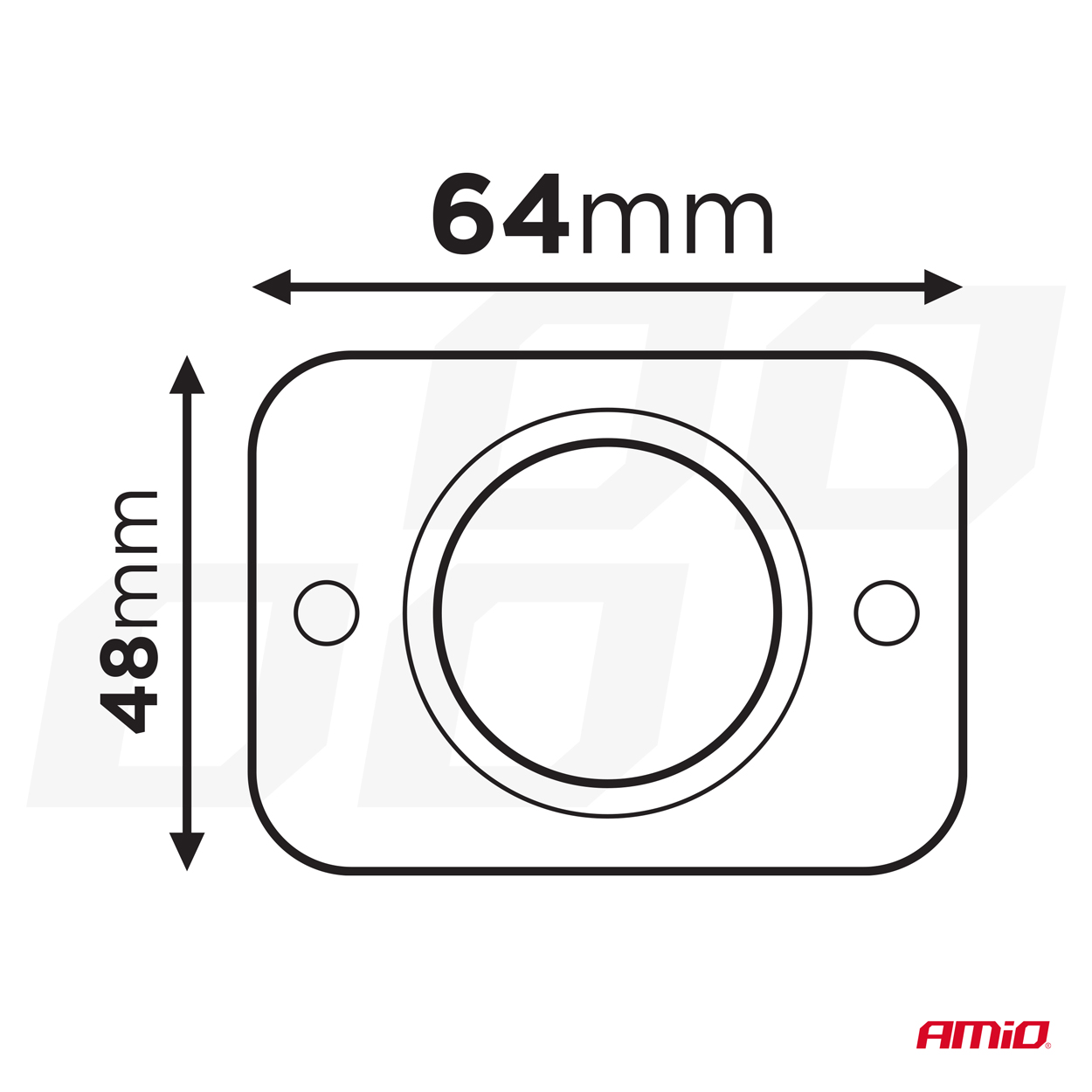 Εικόνα 4 από 5 — Amio – ΠΡΙΖΑ ΜΕ 2 ΘΥΡΕΣ USB ΚΑΙ ΚΑΠΑΚΙ 12/24V ΑΔΙΑΒΡΟΧΗ ΤΕΤΡΑΓΩΝΟ ΣΧΗΜΑ ΜΕ ΚΟΚΚΙΝΟ LED ΦΩΣ ΜΑΥΡΗ – 1 Τεμ. (04232/AM)