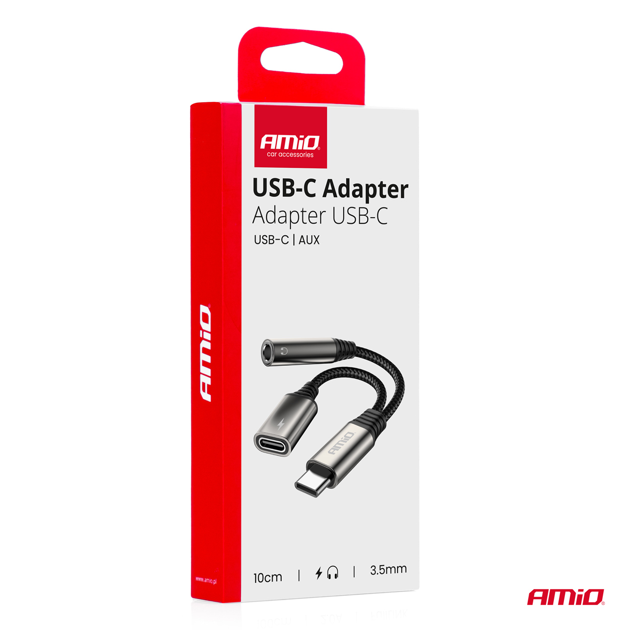 Εικόνα 4 από 4 — Amio – ΚΑΛΩΔΙΟ ΦΟΡΤΙΣΗΣ USB ΑΠΟ USB-C ΣΕ USB-C & ΑΝΤΑΠΤΟΡΑΣ ΑΚΟΥΣΤΙΚΩΝ MINI JACK 3.5mm ΘΗΛΥΚΟ 10cm – 1 Τεμ. (04295/AM)