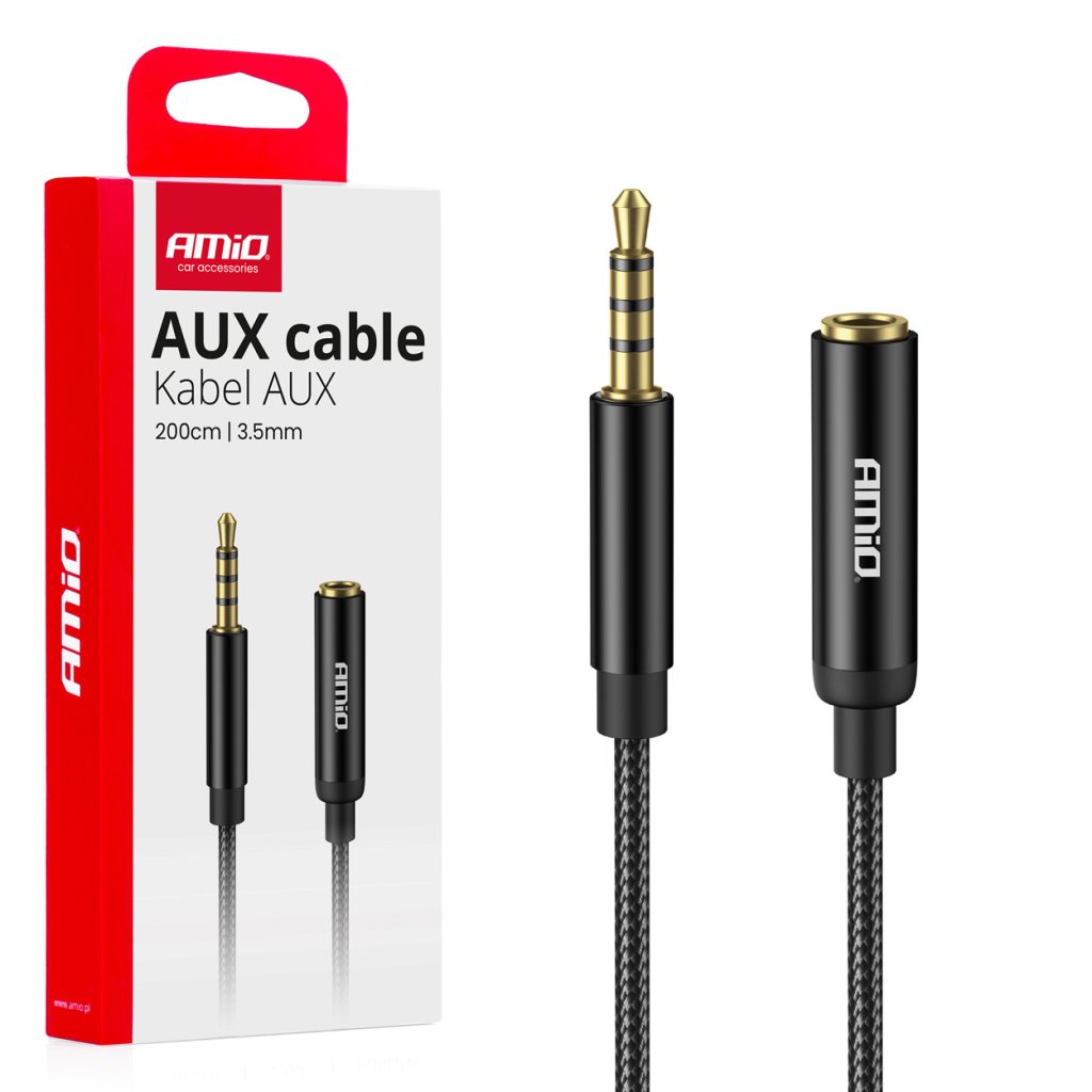 Εικόνα 1 από 5 — Amio – ΚΑΛΩΔΙΟ ΣΥΝΔΕΣΗΣ AUX MINI JACK ΑΠΟ ΑΡΣΕΝΙΚΟ 3.5mm ΣΕ ΘΗΛΥΚΟ 3.5mm 2m – 1 Τεμ. (04296/AM)