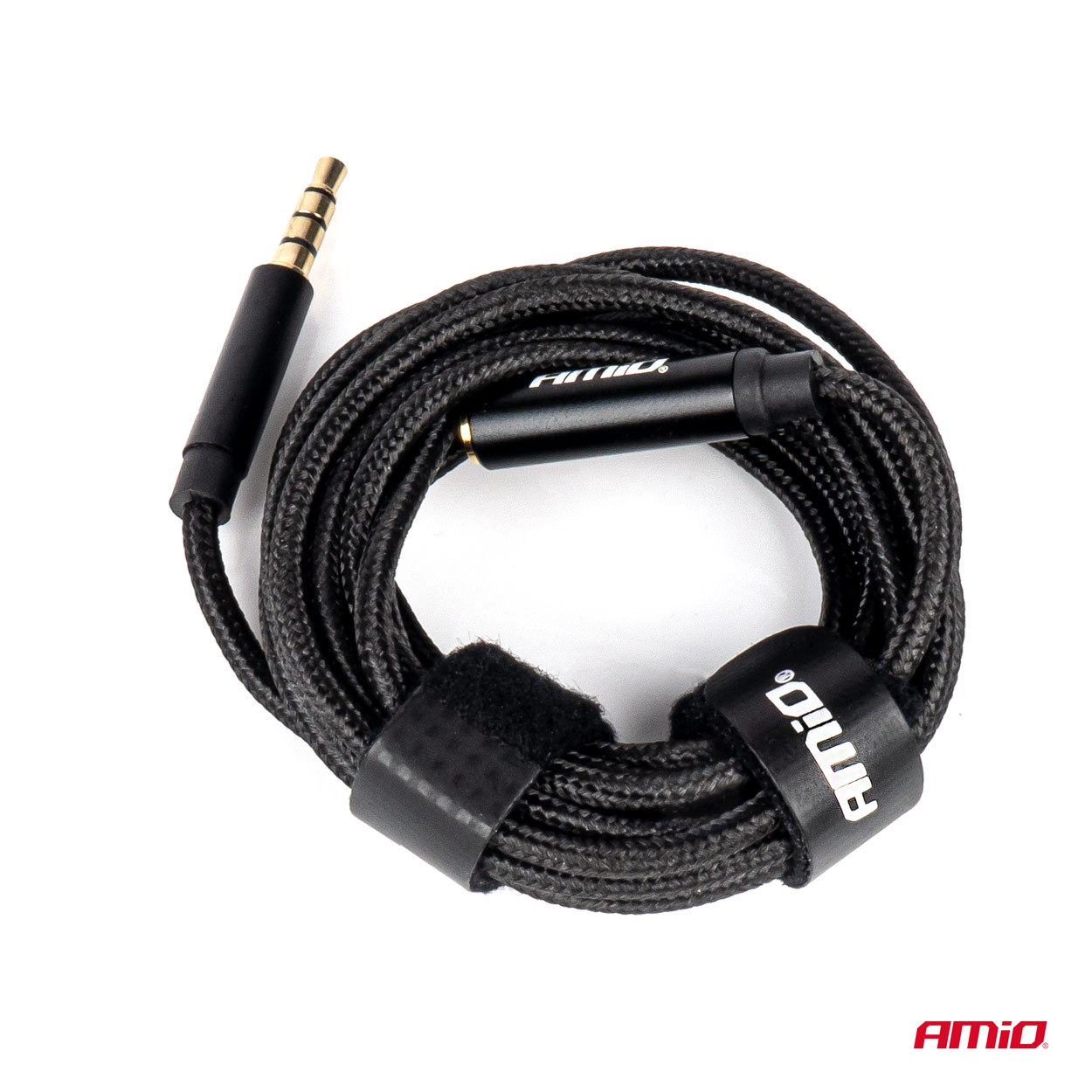 Εικόνα 3 από 5 — Amio – ΚΑΛΩΔΙΟ ΣΥΝΔΕΣΗΣ AUX MINI JACK ΑΠΟ ΑΡΣΕΝΙΚΟ 3.5mm ΣΕ ΘΗΛΥΚΟ 3.5mm 2m – 1 Τεμ. (04296/AM)