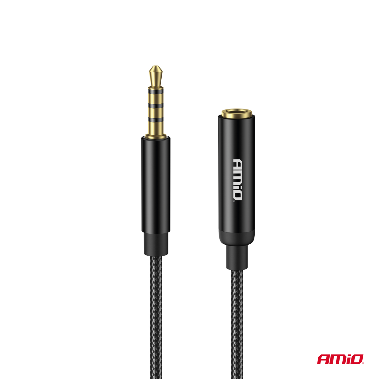 Εικόνα 4 από 5 — Amio – ΚΑΛΩΔΙΟ ΣΥΝΔΕΣΗΣ AUX MINI JACK ΑΠΟ ΑΡΣΕΝΙΚΟ 3.5mm ΣΕ ΘΗΛΥΚΟ 3.5mm 2m – 1 Τεμ. (04296/AM)