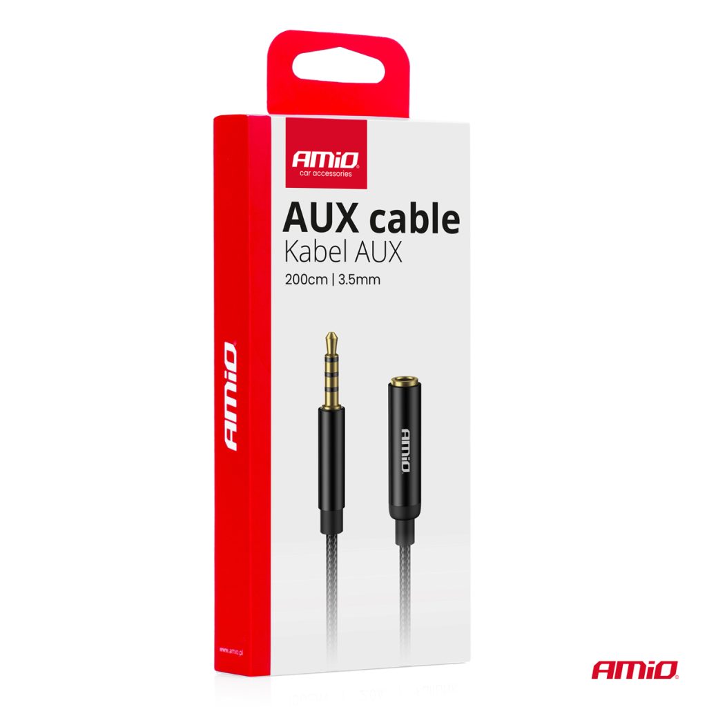 Εικόνα 5 από 5 — Amio – ΚΑΛΩΔΙΟ ΣΥΝΔΕΣΗΣ AUX MINI JACK ΑΠΟ ΑΡΣΕΝΙΚΟ 3.5mm ΣΕ ΘΗΛΥΚΟ 3.5mm 2m – 1 Τεμ. (04296/AM)