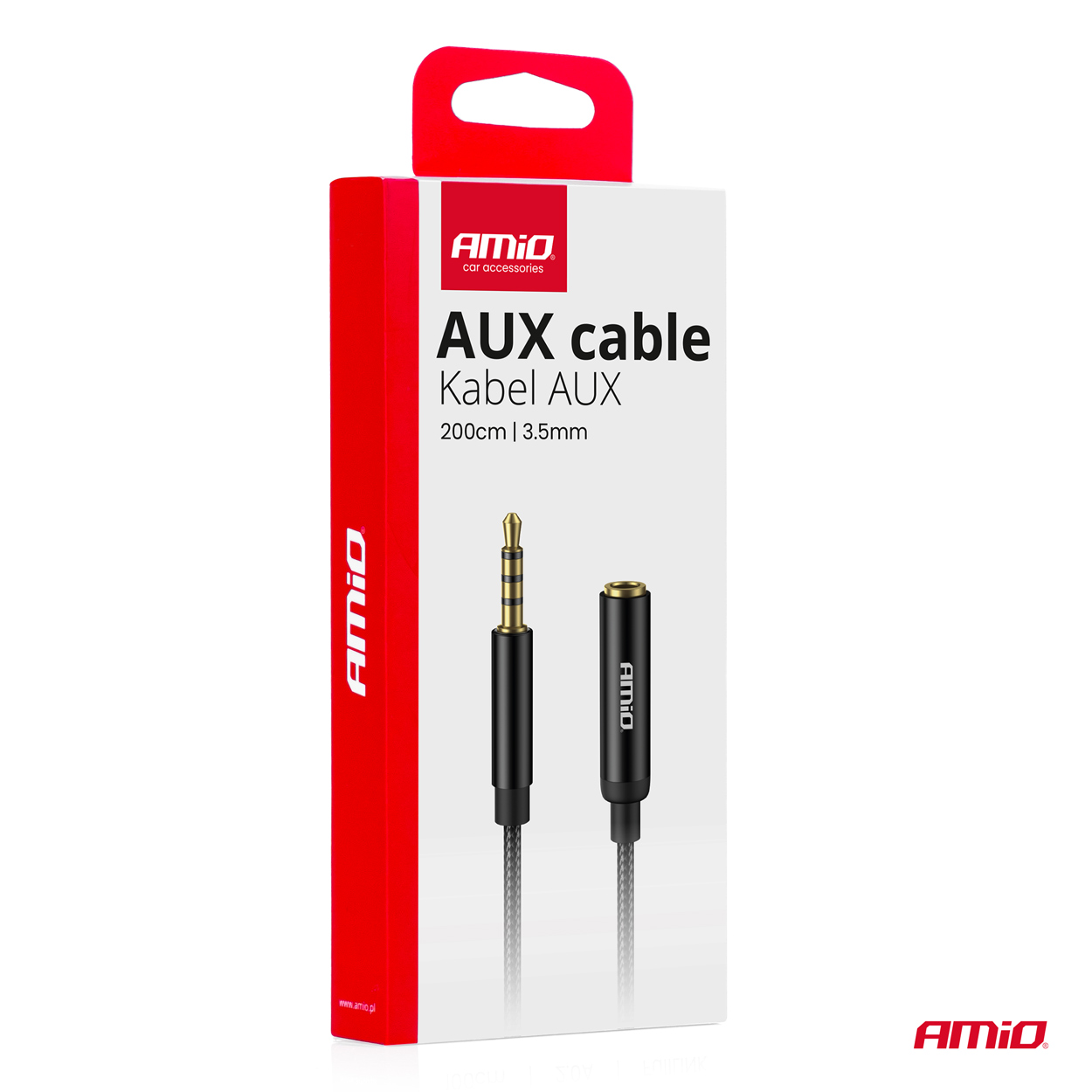 Εικόνα 5 από 5 — Amio – ΚΑΛΩΔΙΟ ΣΥΝΔΕΣΗΣ AUX MINI JACK ΑΠΟ ΑΡΣΕΝΙΚΟ 3.5mm ΣΕ ΘΗΛΥΚΟ 3.5mm 2m – 1 Τεμ. (04296/AM)