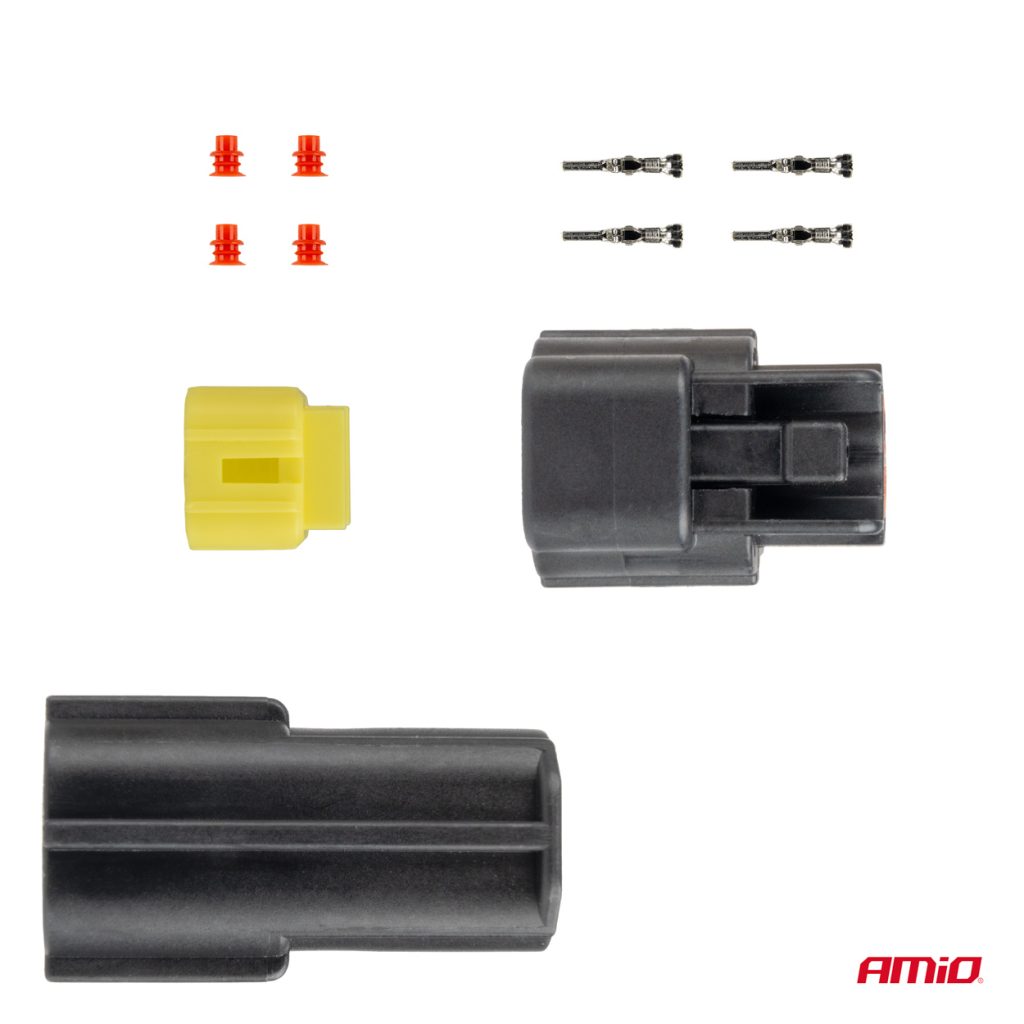 Εικόνα 3 από 5 — Amio – ΦΙΣΑ ΣΥΝΔΕΣΗΣ ΜΕ ΥΠΟΔΟΧΗ 2 PIN Φ2,2mm ΑΔΙΑΒΡΟΧΗ – 1 τεμ. (04346/AM)