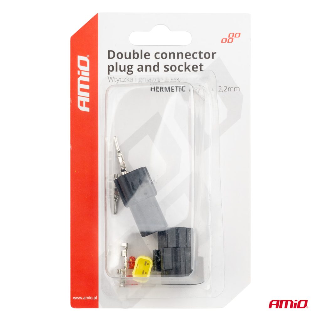 Εικόνα 5 από 5 — Amio – ΦΙΣΑ ΣΥΝΔΕΣΗΣ ΜΕ ΥΠΟΔΟΧΗ 2 PIN Φ2,2mm ΑΔΙΑΒΡΟΧΗ – 1 τεμ. (04346/AM)