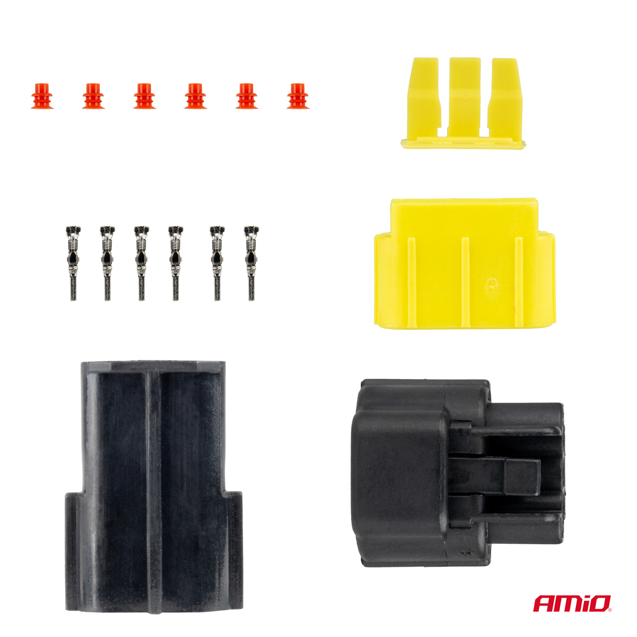 Εικόνα 3 από 5 — Amio – ΦΙΣΑ ΣΥΝΔΕΣΗΣ ΜΕ ΥΠΟΔΟΧΗ 3 PIN Φ2,2mm ΑΔΙΑΒΡΟΧΗ – 1 τεμ. (04347/AM)