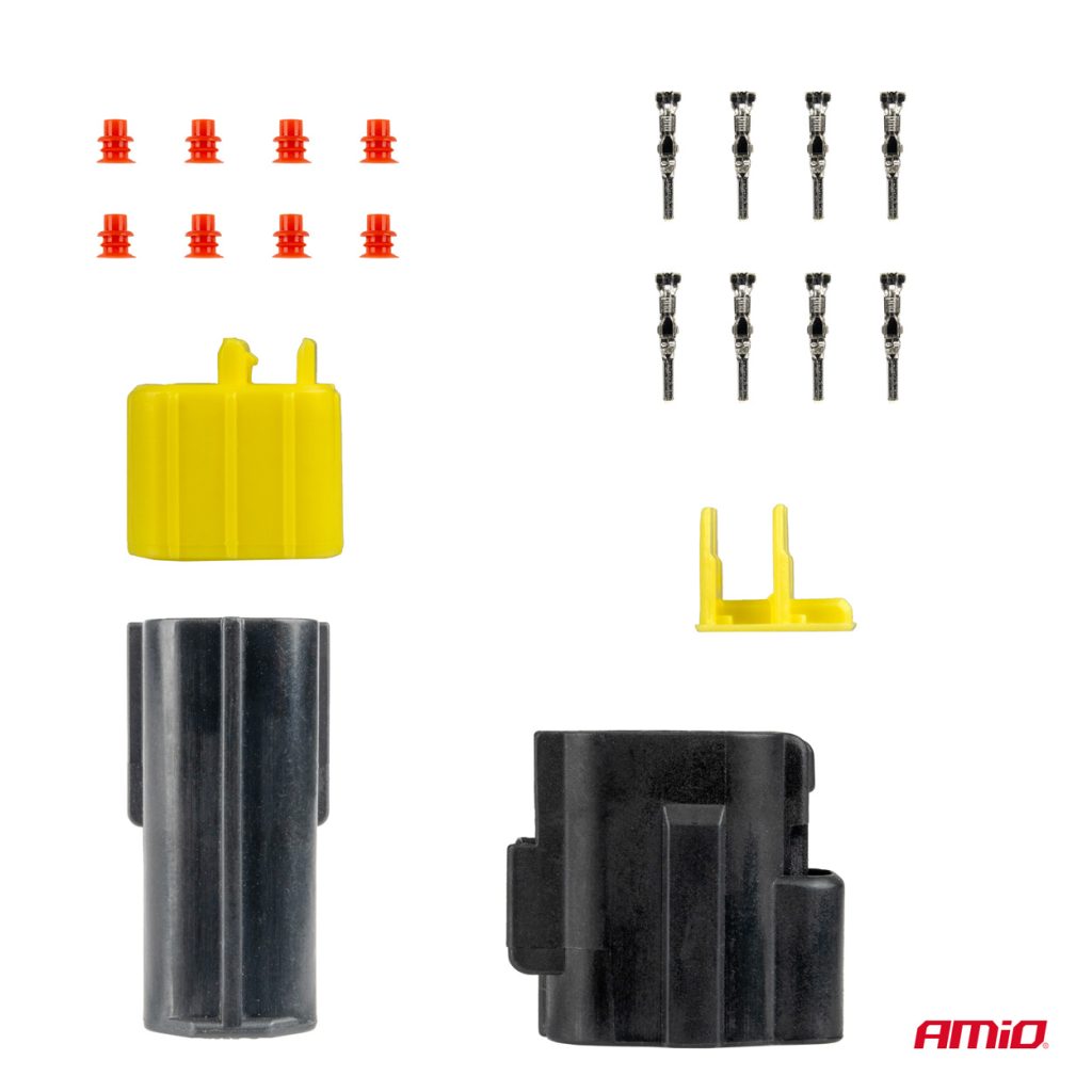 Εικόνα 3 από 5 — Amio – ΦΙΣΑ ΣΥΝΔΕΣΗΣ ΜΕ ΥΠΟΔΟΧΗ 4 PIN Φ2,2mm ΑΔΙΑΒΡΟΧΗ – 1 τεμ. (04348/AM)