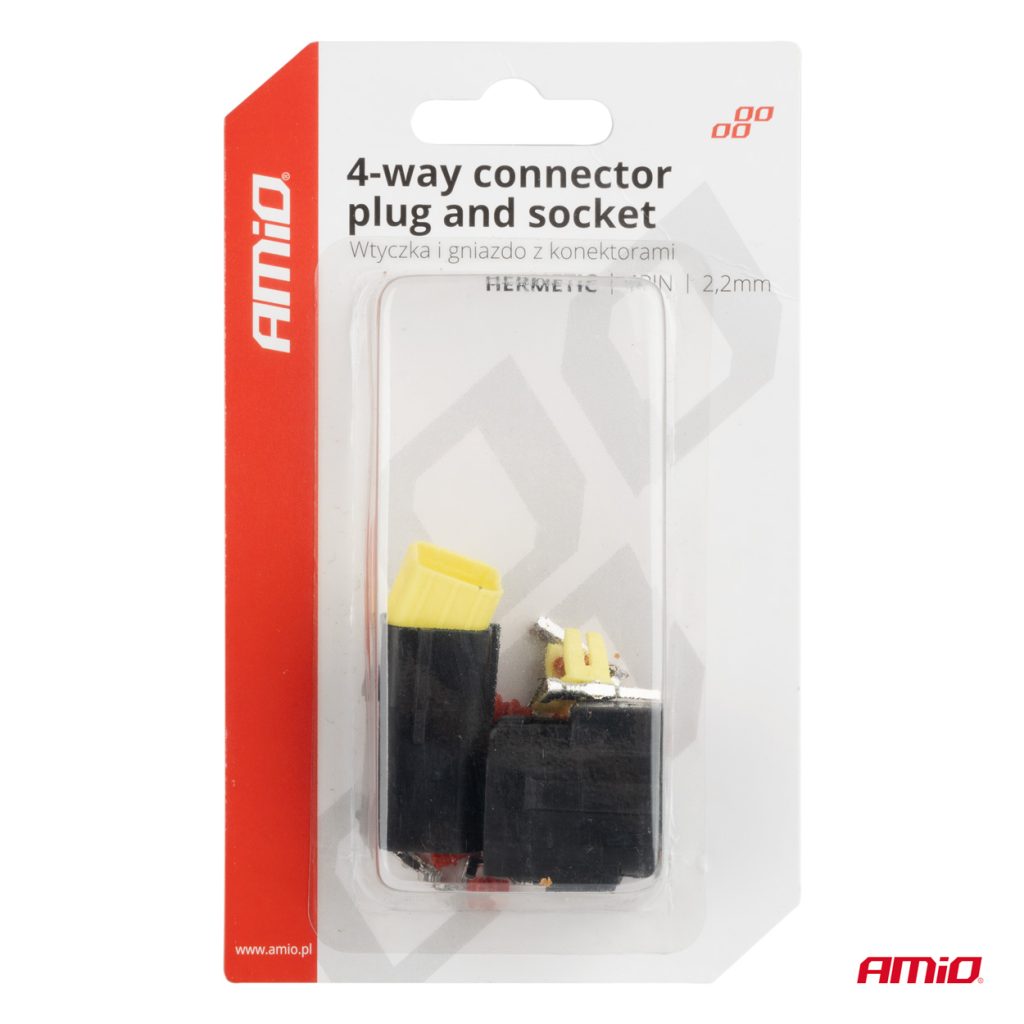 Εικόνα 5 από 5 — Amio – ΦΙΣΑ ΣΥΝΔΕΣΗΣ ΜΕ ΥΠΟΔΟΧΗ 4 PIN Φ2,2mm ΑΔΙΑΒΡΟΧΗ – 1 τεμ. (04348/AM)