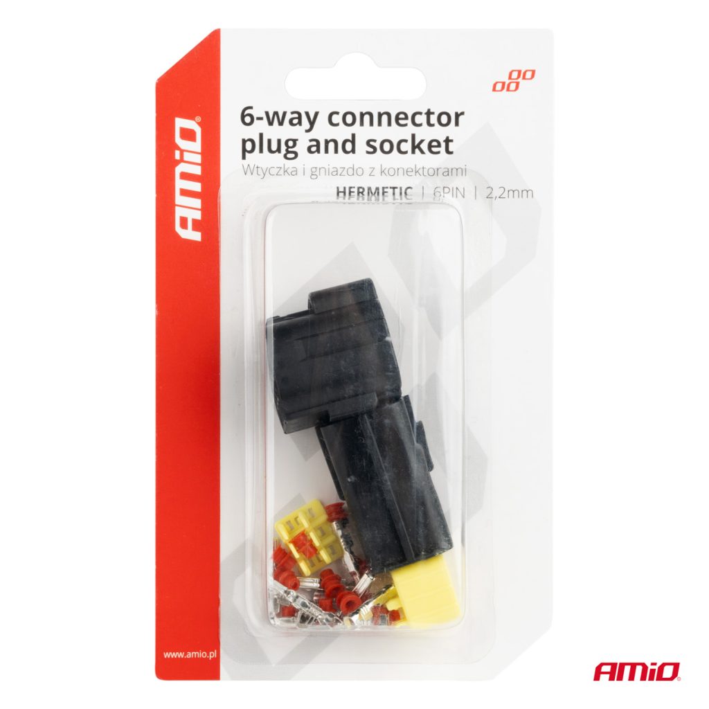 Εικόνα 5 από 5 — Amio – ΦΙΣΑ ΣΥΝΔΕΣΗΣ ΜΕ ΥΠΟΔΟΧΗ 6 PIN Φ2,2mm ΑΔΙΑΒΡΟΧΗ – 1 τεμ. (04349/AM)