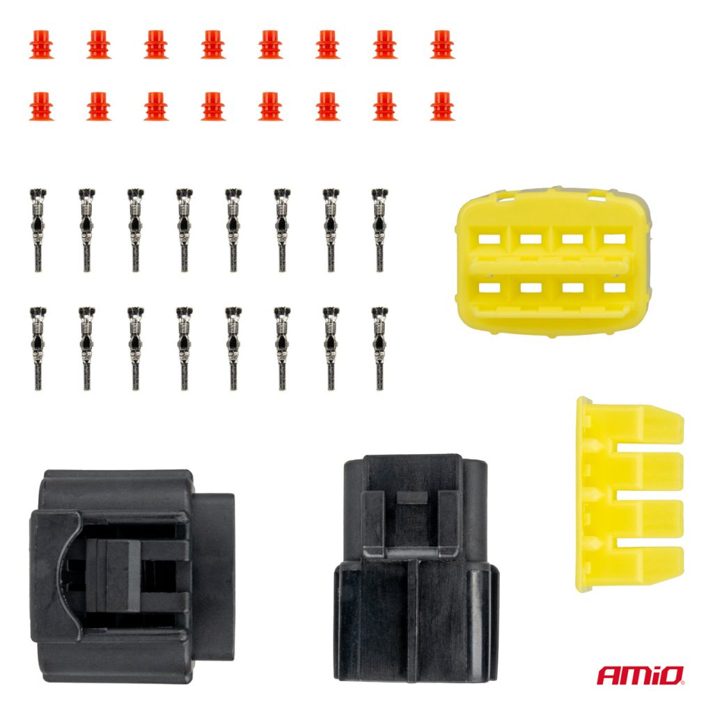 Εικόνα 3 από 5 — Amio – ΦΙΣΑ ΣΥΝΔΕΣΗΣ ΜΕ ΥΠΟΔΟΧΗ 8 PIN Φ2,2mm ΑΔΙΑΒΡΟΧΗ – 1 τεμ. (04350/AM)