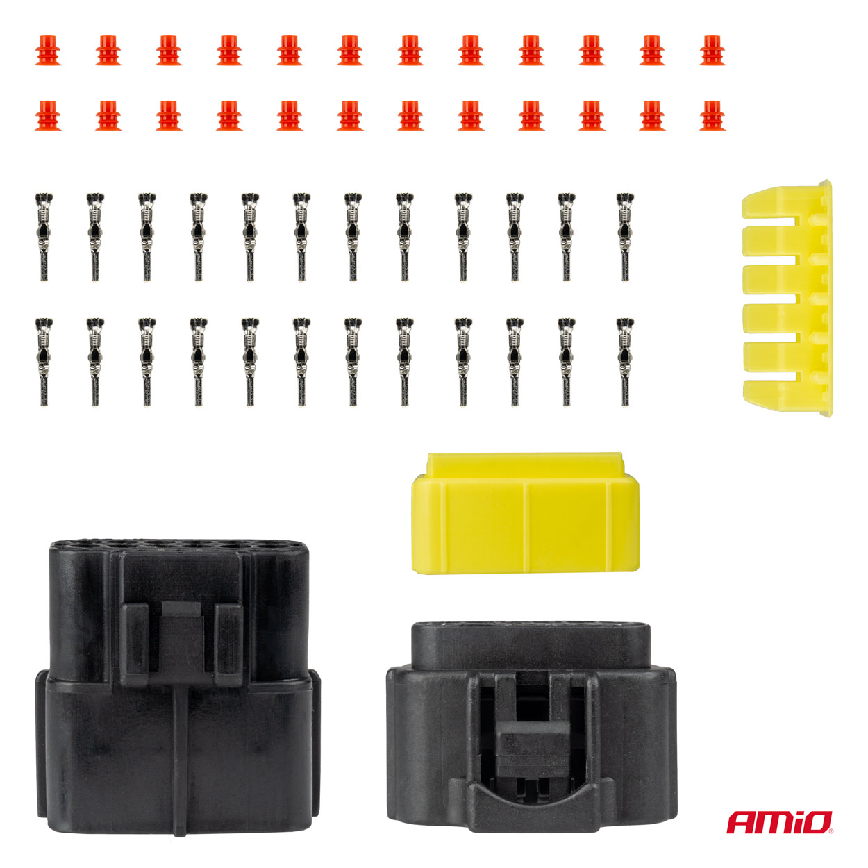Εικόνα 3 από 5 — Amio – ΦΙΣΑ ΣΥΝΔΕΣΗΣ ΜΕ ΥΠΟΔΟΧΗ 12 PIN Φ2,2mm ΑΔΙΑΒΡΟΧΗ – 1 τεμ. (04352/AM)