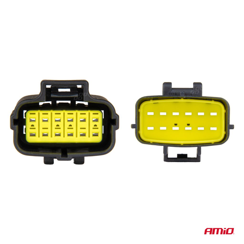Εικόνα 4 από 5 — Amio – ΦΙΣΑ ΣΥΝΔΕΣΗΣ ΜΕ ΥΠΟΔΟΧΗ 12 PIN Φ2,2mm ΑΔΙΑΒΡΟΧΗ – 1 τεμ. (04352/AM)