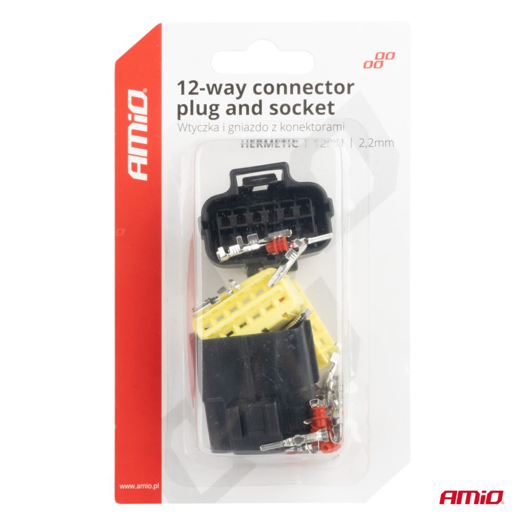 Εικόνα 5 από 5 — Amio – ΦΙΣΑ ΣΥΝΔΕΣΗΣ ΜΕ ΥΠΟΔΟΧΗ 12 PIN Φ2,2mm ΑΔΙΑΒΡΟΧΗ – 1 τεμ. (04352/AM)