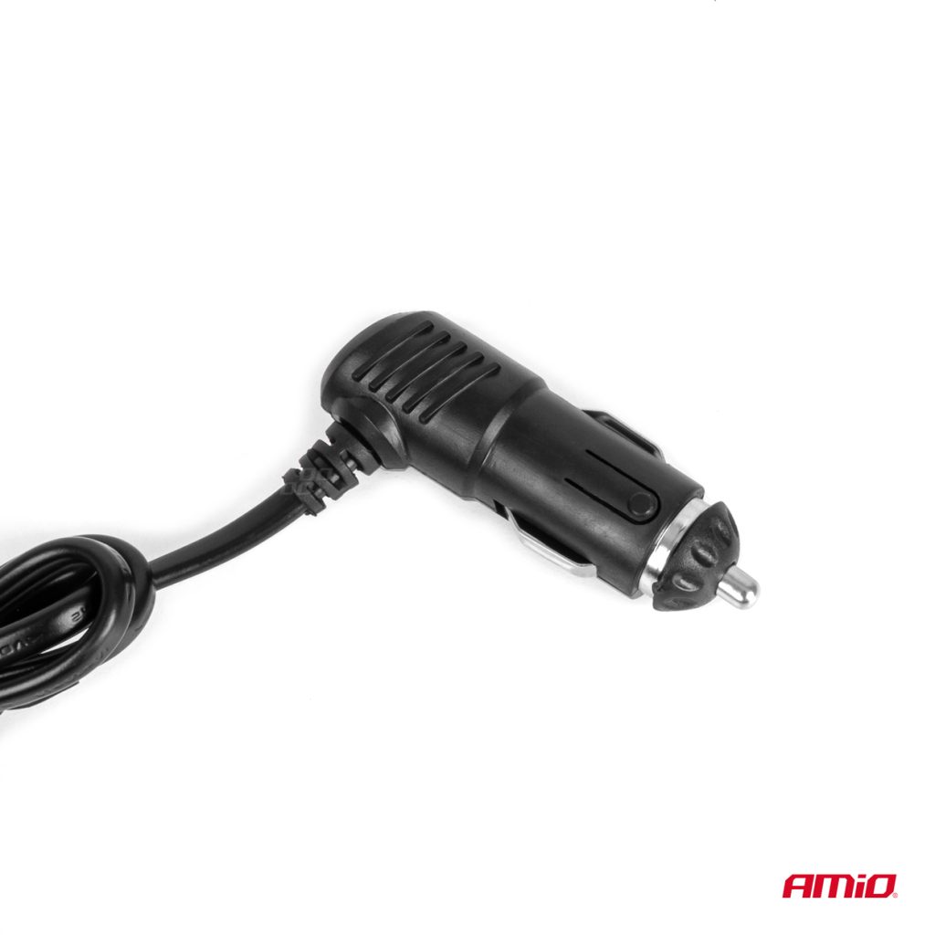 Εικόνα 4 από 6 — Amio – ΑΝΤΑΠΤΟΡΑΣ ΑΝΑΠΤΗΡΑ 12/24V 120W ΜΑΥΡΟΣ/3 ΘΕΣΕΙΣ/2xUSB-A+1xUSB-C ΤΑΧΕΙΑΣ ΦΟΡΤΙΣΗΣ/ΚΑΛΩΔΙΟ 70cm – 1 Τεμ. (04361/AM)