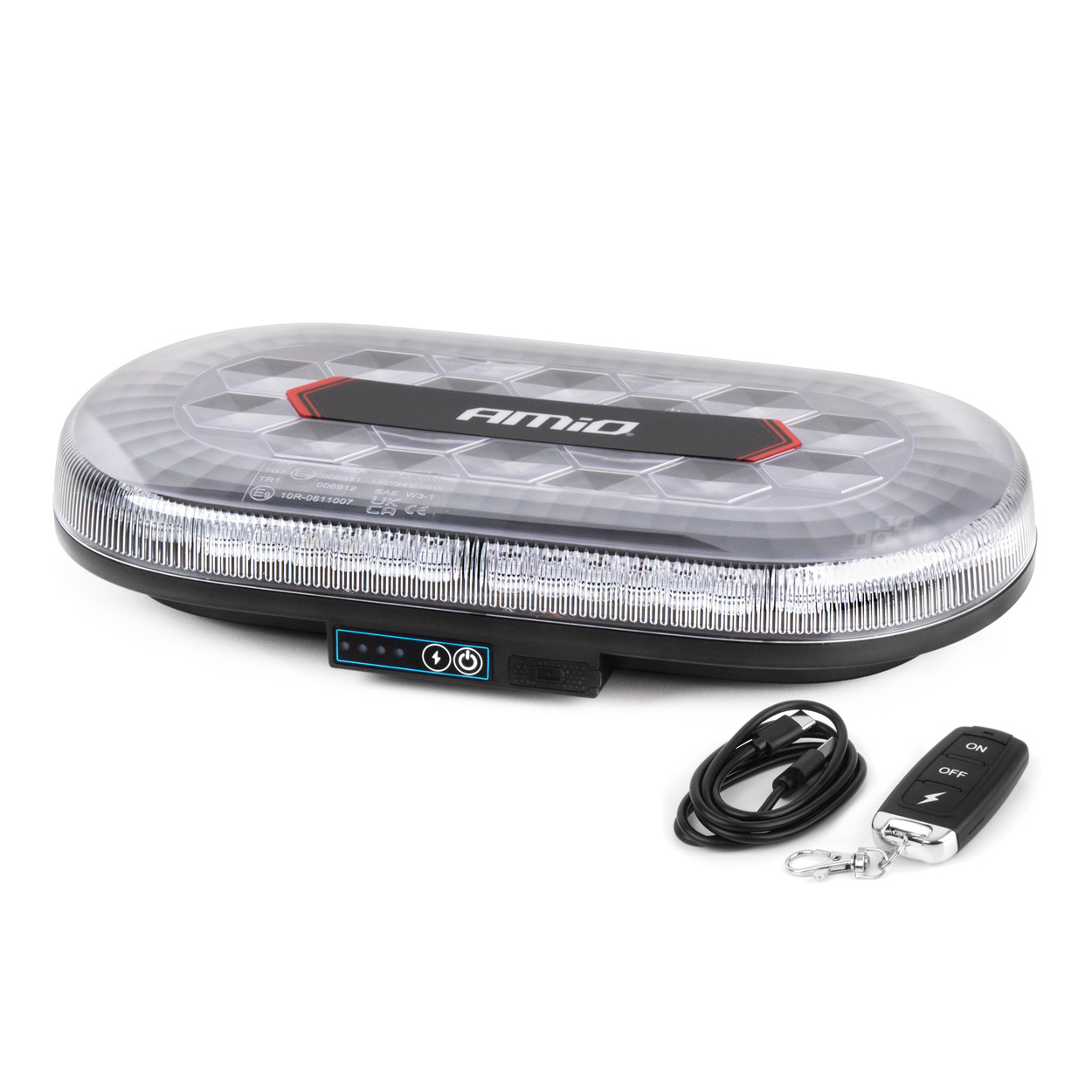 Εικόνα 1 από 14 — Amio – ΦΑΡΟΣ/ΣΤΡΟΜΠΟ ΜΠΑΡΑ R65 R10 12/24V 26W LED ΠΟΡΤΟΚΑΛΙ 10 ΧΡΗΣΕΩΝ ΜΕ ΜΑΓΝΗΤΙΚΗ ΒΑΣΗ 326x186x63mm – 1 ΤΕΜ. (04369/AM)