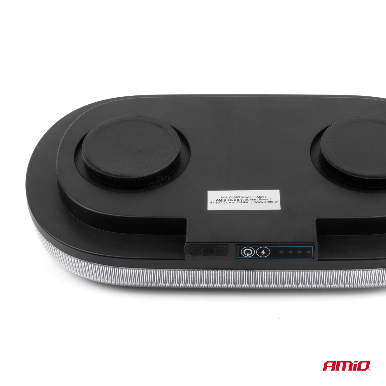 Εικόνα 10 από 14 — Amio – ΦΑΡΟΣ/ΣΤΡΟΜΠΟ ΜΠΑΡΑ R65 R10 12/24V 26W LED ΠΟΡΤΟΚΑΛΙ 10 ΧΡΗΣΕΩΝ ΜΕ ΜΑΓΝΗΤΙΚΗ ΒΑΣΗ 326x186x63mm – 1 ΤΕΜ. (04369/AM)