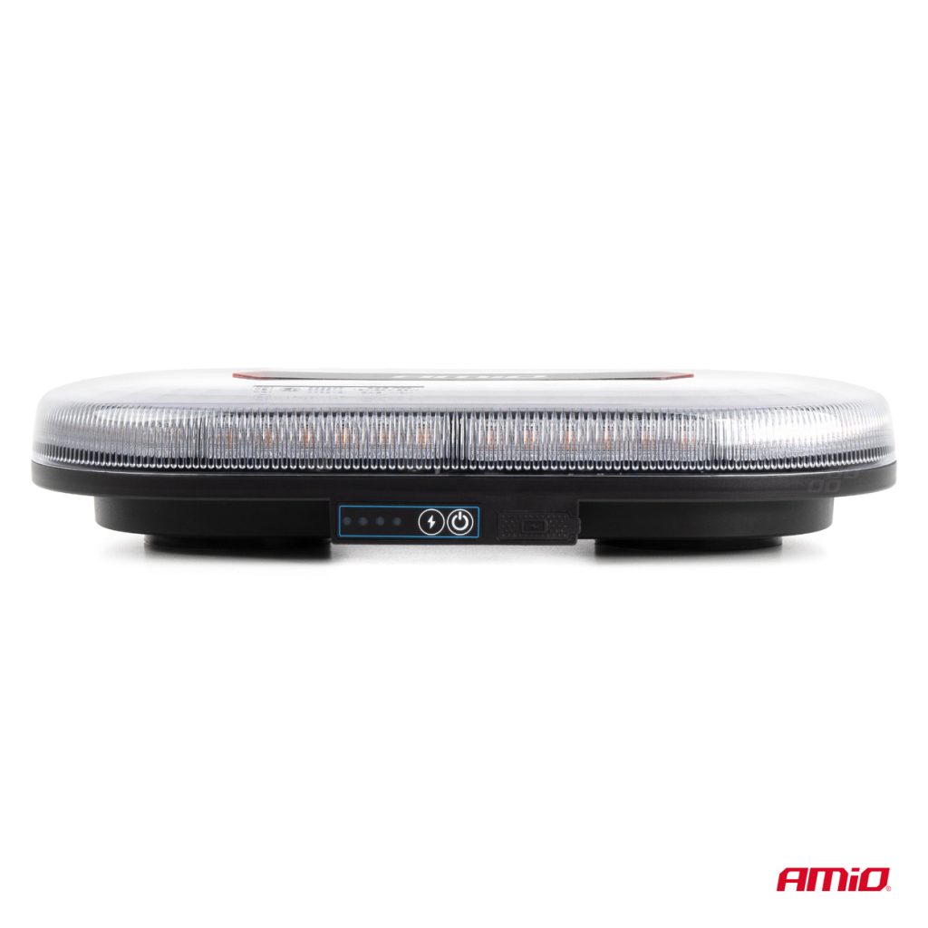 Εικόνα 2 από 14 — Amio – ΦΑΡΟΣ/ΣΤΡΟΜΠΟ ΜΠΑΡΑ R65 R10 12/24V 26W LED ΠΟΡΤΟΚΑΛΙ 10 ΧΡΗΣΕΩΝ ΜΕ ΜΑΓΝΗΤΙΚΗ ΒΑΣΗ 326x186x63mm – 1 ΤΕΜ. (04369/AM)