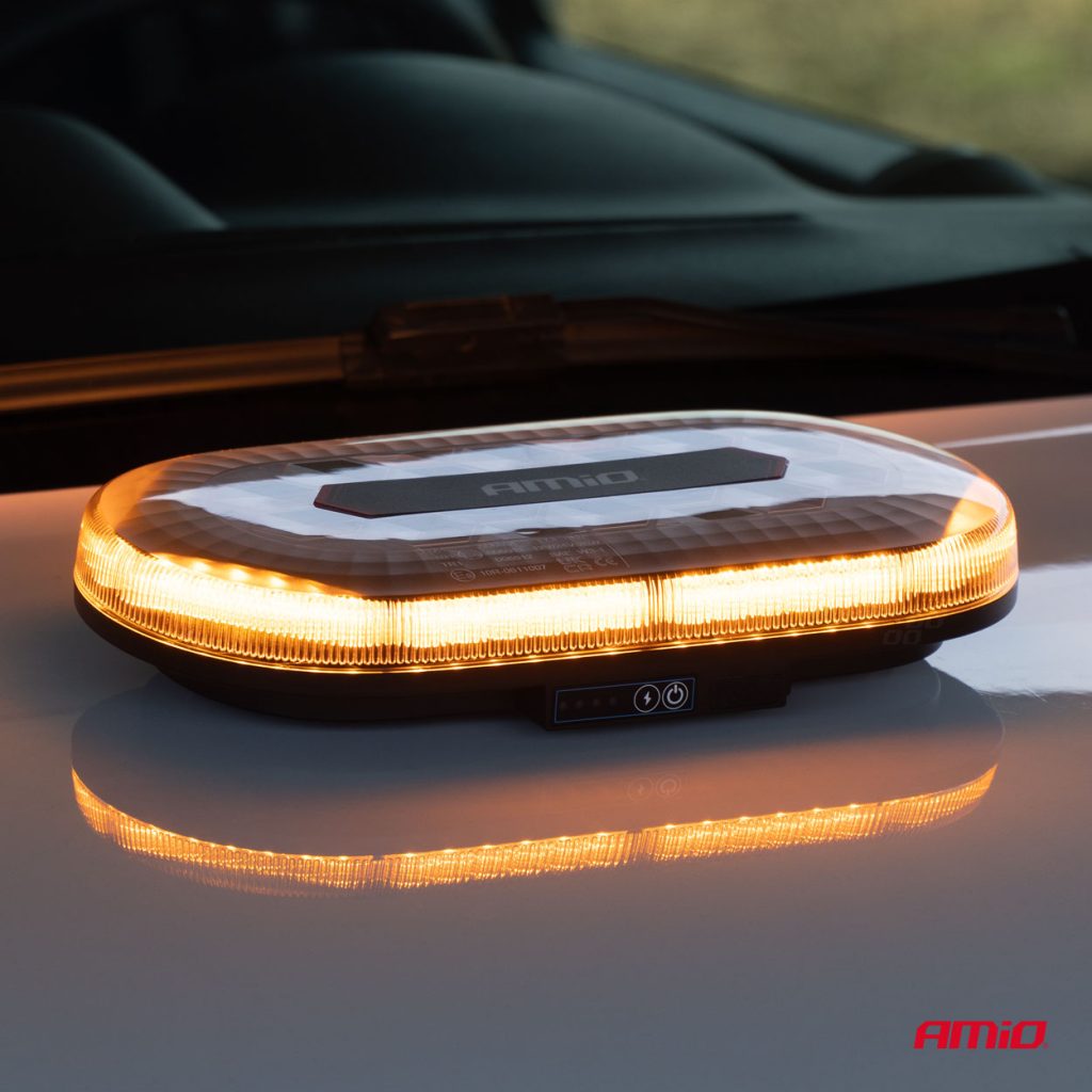 Εικόνα 5 από 14 — Amio – ΦΑΡΟΣ/ΣΤΡΟΜΠΟ ΜΠΑΡΑ R65 R10 12/24V 26W LED ΠΟΡΤΟΚΑΛΙ 10 ΧΡΗΣΕΩΝ ΜΕ ΜΑΓΝΗΤΙΚΗ ΒΑΣΗ 326x186x63mm – 1 ΤΕΜ. (04369/AM)