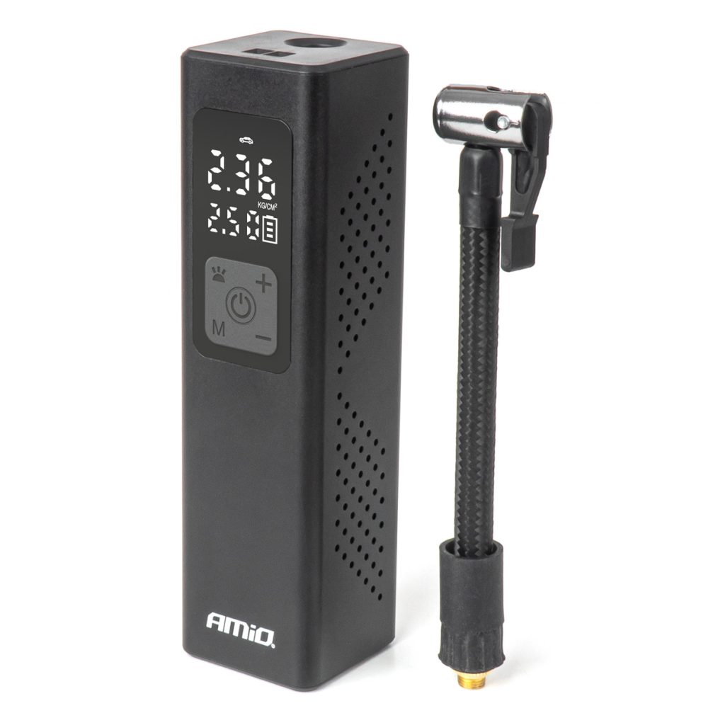 Εικόνα 1 από 14 — Amio – ΚΟΜΠΡΕΣΕΡ ΑΕΡΑ 12V 10BAR 150PSI 20L/MIN 100W ΜΕ ΨΗΦΙΑΚΗ ΟΘΟΝΗ & ΦΑΚΟ LED 1ΤΕΜ. (04376/AM)