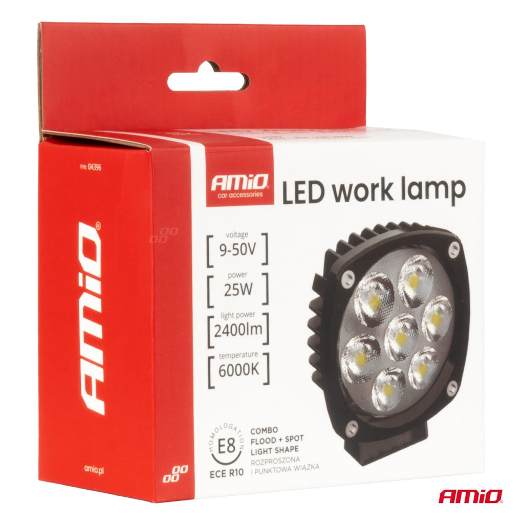 Εικόνα 8 από 8 — Amio – ΠΡΟΒΟΛΕΑΣ ΕΡΓΑΣΙΑΣ LED 21W 9>50V 3 ΧΡΗΣΕΩΝ ΛΕΥΚΟ ΦΩΣ 108x108x48mm – 1 Τεμ. (04396/AM)