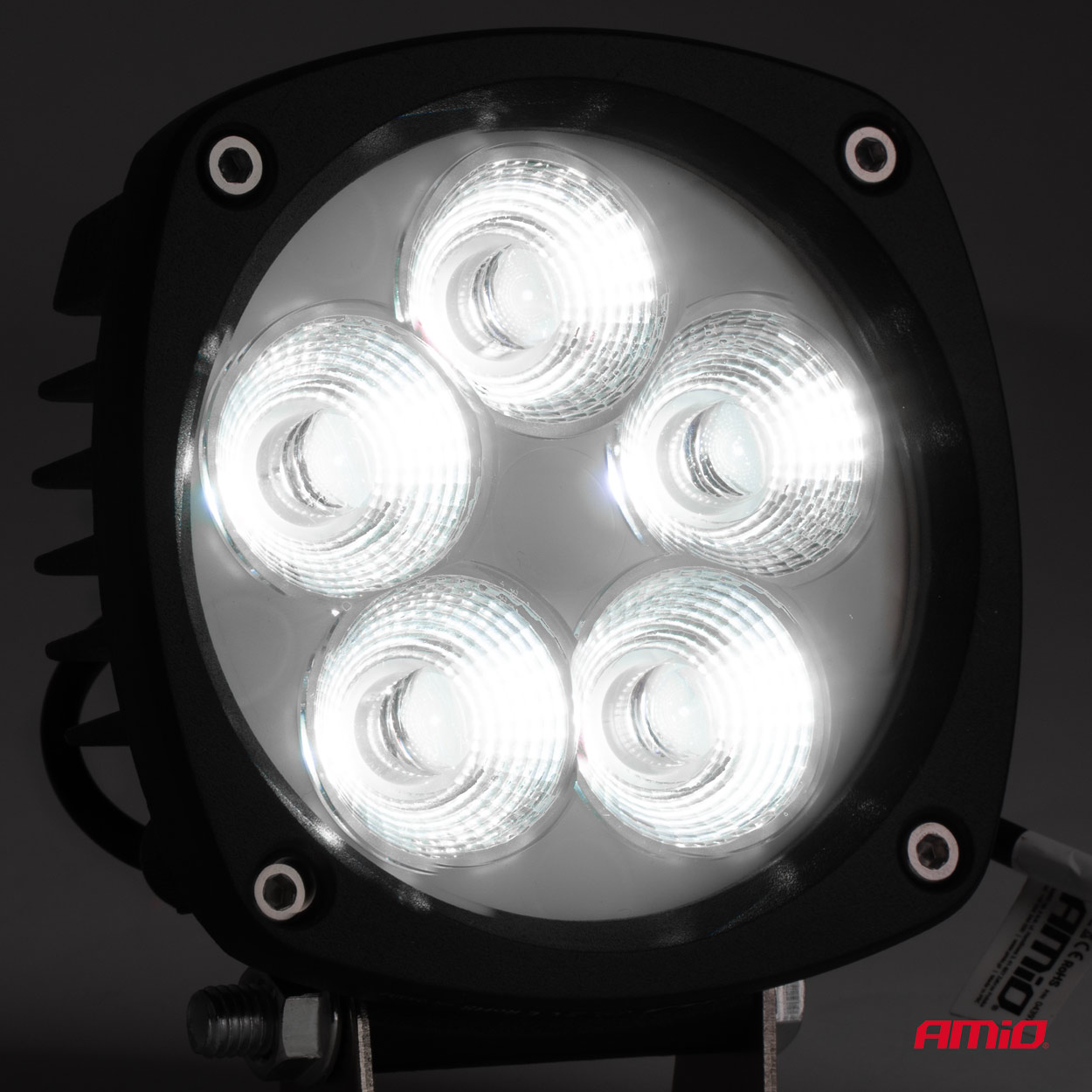 Εικόνα 3 από 8 — Amio – ΠΡΟΒΟΛΕΑΣ ΕΡΓΑΣΙΑΣ LED 29W 9>50V 3 ΧΡΗΣΕΩΝ ΛΕΥΚΟ ΦΩΣ 108x108x48mm – 1 Τεμ. (04397/AM)